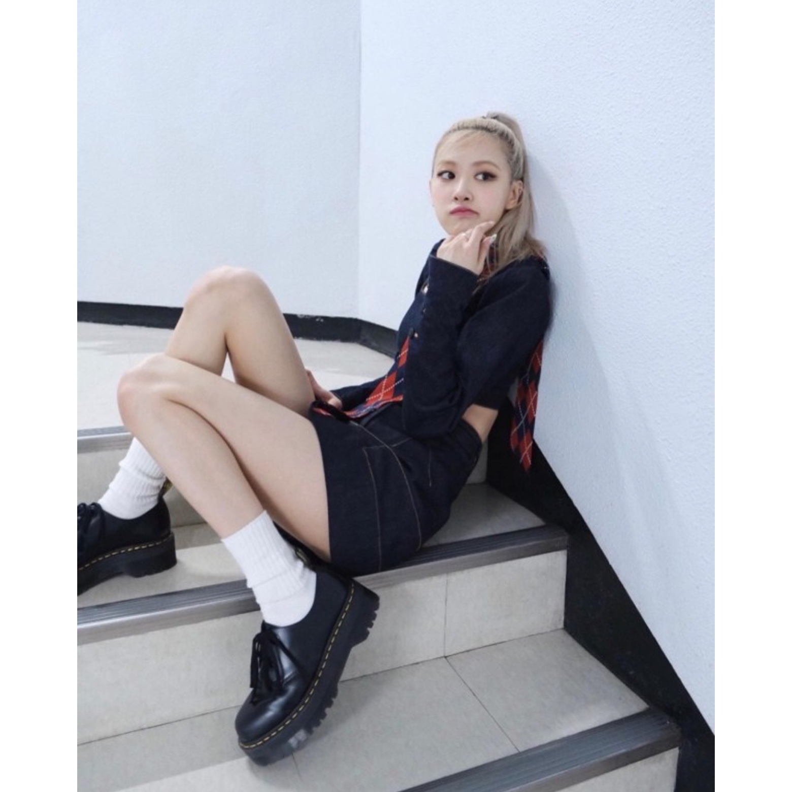 Dr. Martens Jadon Boots Black, Dr. Martens 1461 Smooth Black 착용 스타일 - 10