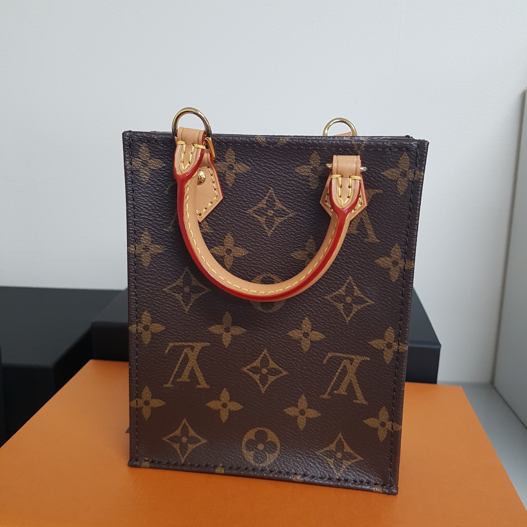 Louis Vuitton Petit Sac Plat Monogram 착용 스타일 - 4