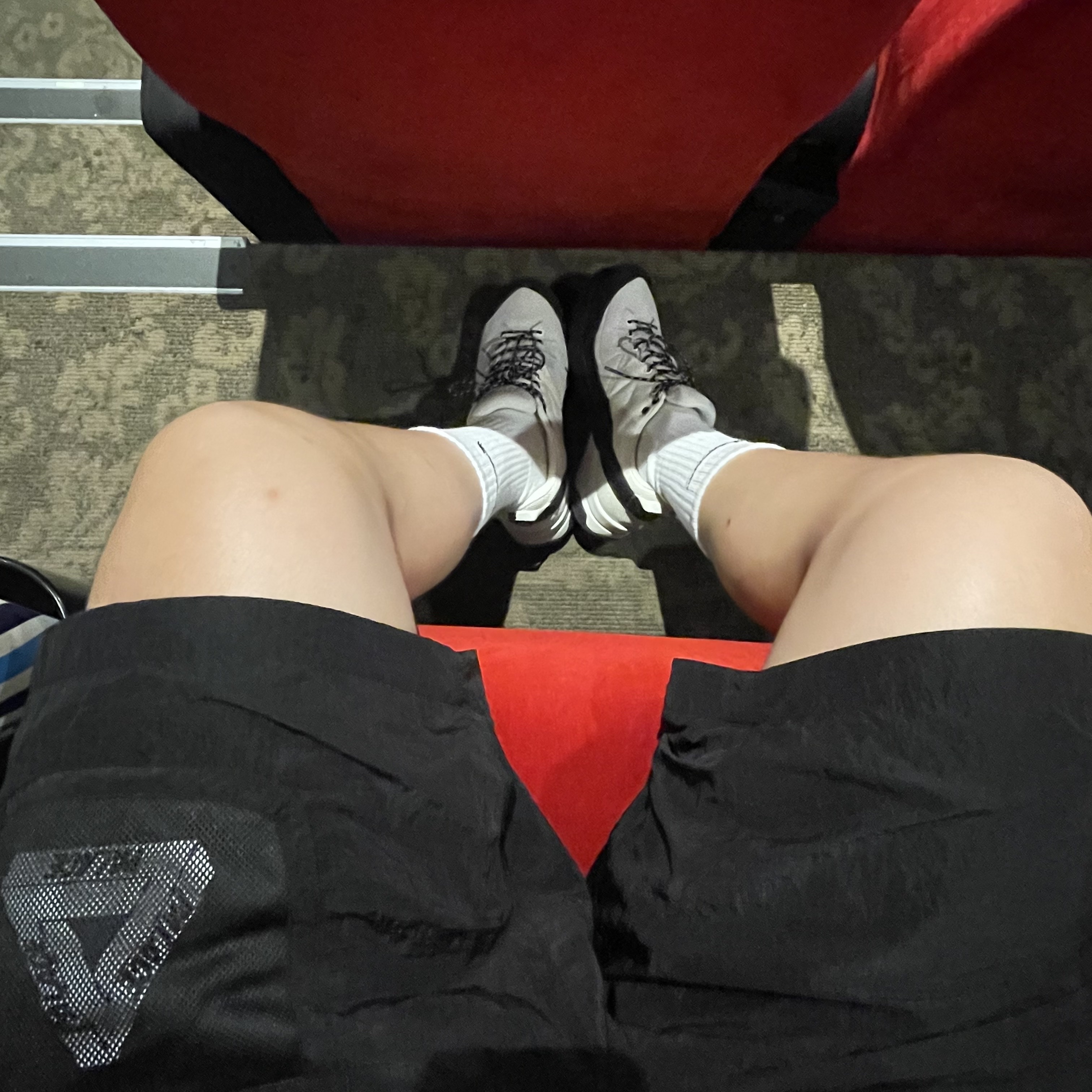 Palace Cripstop Grid Shorts Black - 22SS, Salomon x MM6 Maison Margiela X-ALP White 착용 스타일