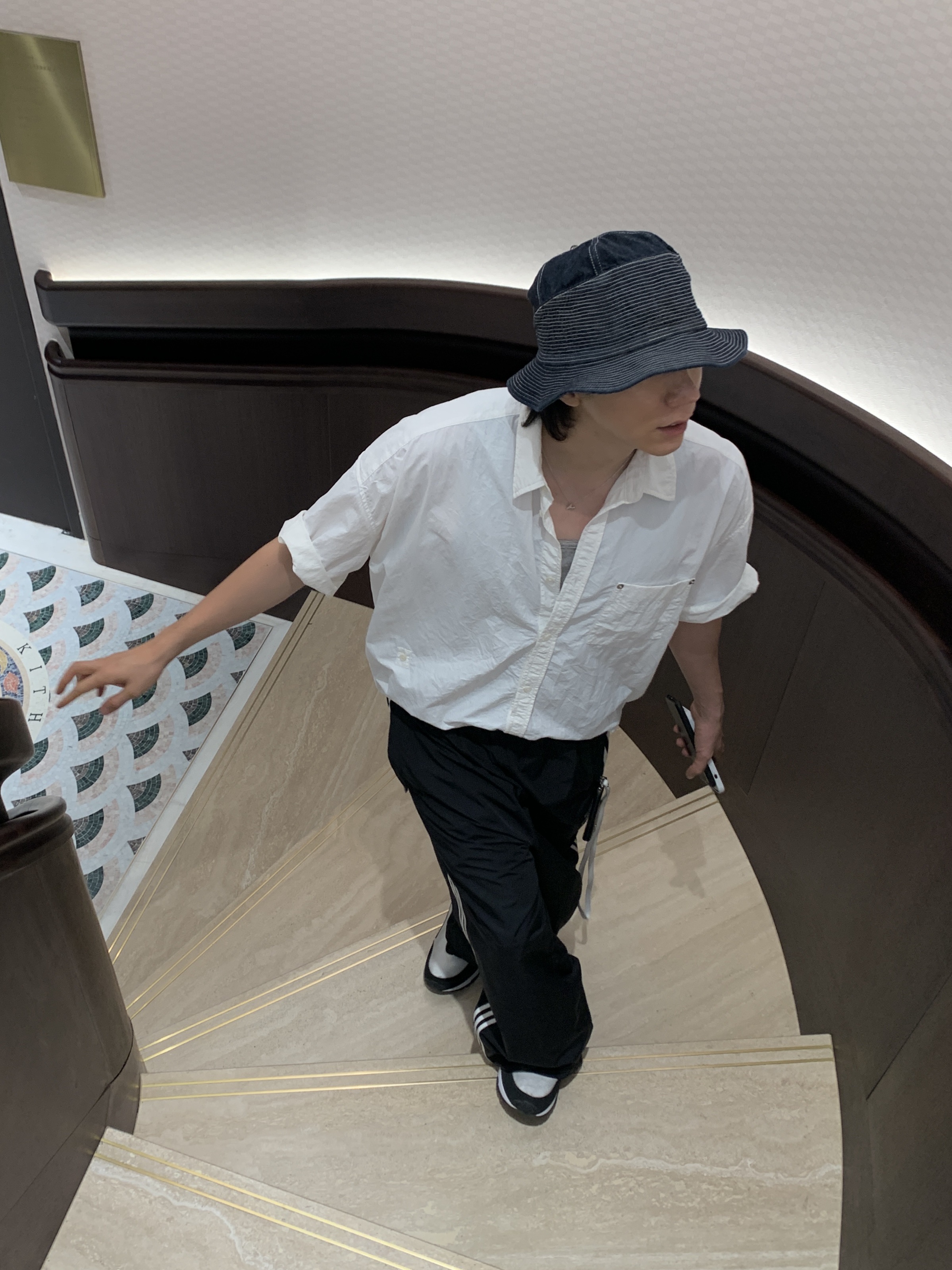 Kapital 11.5 oz. Denim The Old Man and The Sea Hat Indigo Dark, Nike x Comme des Garcons Homme Plus Air Max Sunder SP White Black 착용 스타일 - 2