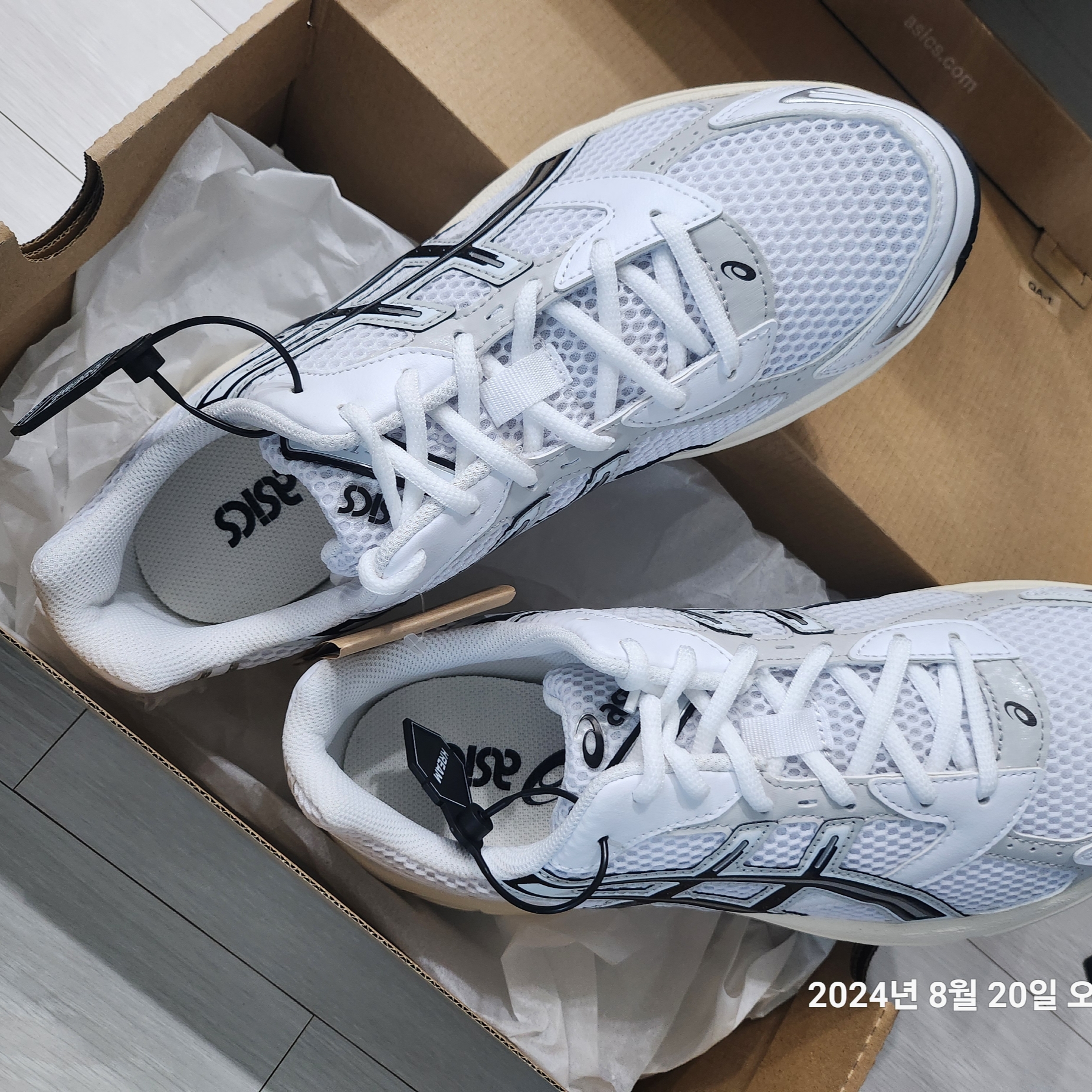 Asics Gel-1130 White Cloud Grey 착용 스타일 - 3