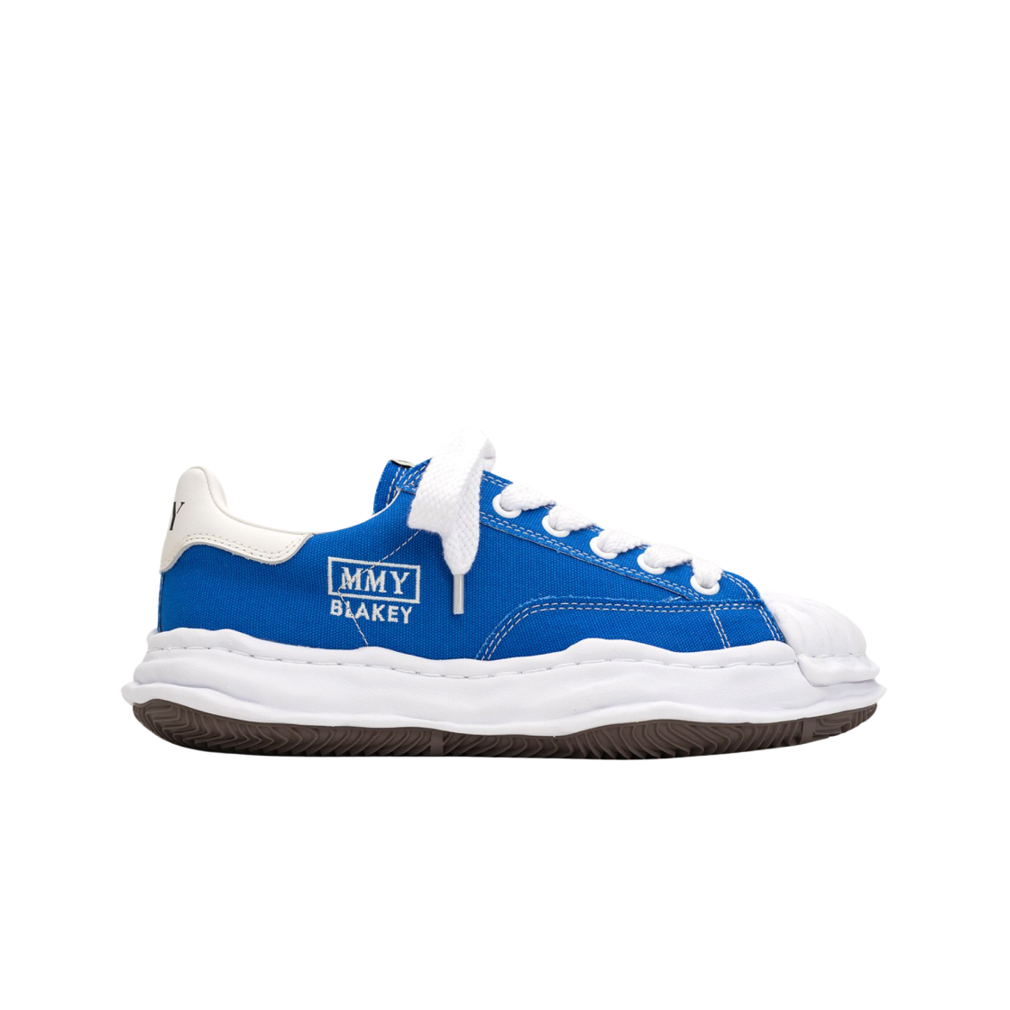 메종 미하라 야스히로 블레이키 OG 솔 캔버스 로우탑 스니커즈 CL 블루(Maison Mihara Yasuhiro Blakey OG Sole Canvas Low-top Sneakers CL Blue)