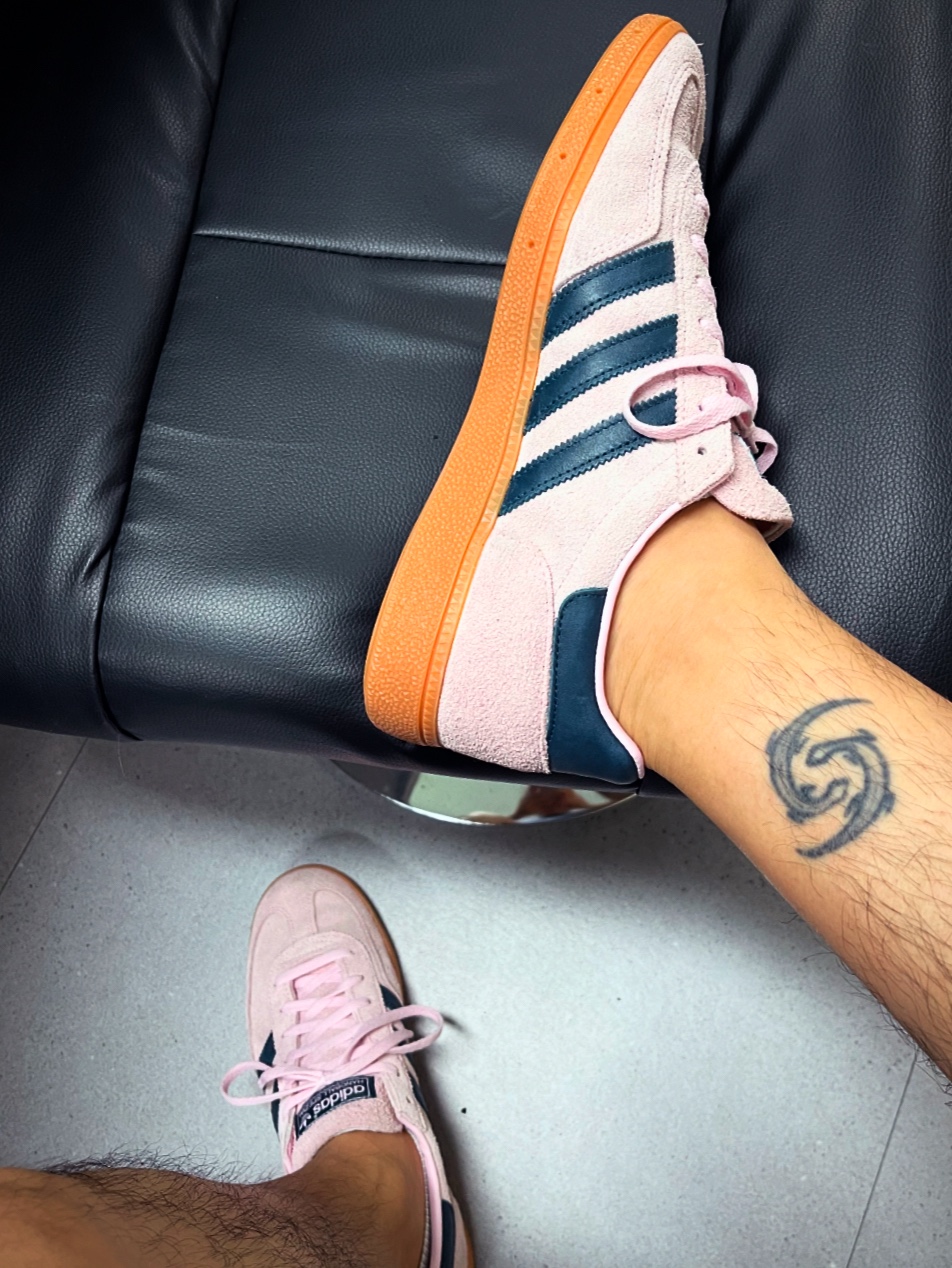 (W) Adidas Spezial Handball Clear Pink 착용 스타일