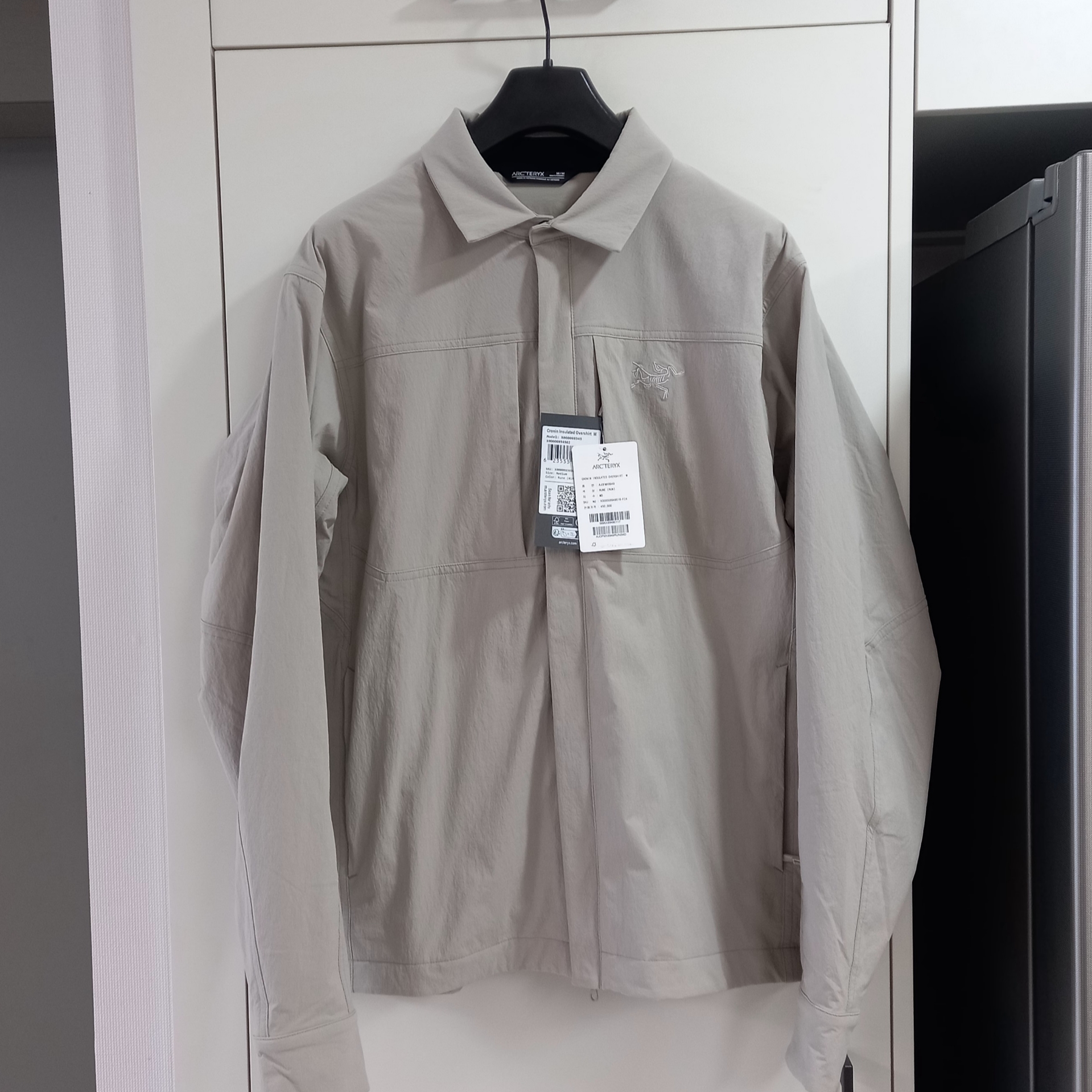 Arc'teryx Cronin Insulated Overshirt Rune 착용 스타일 - 2
