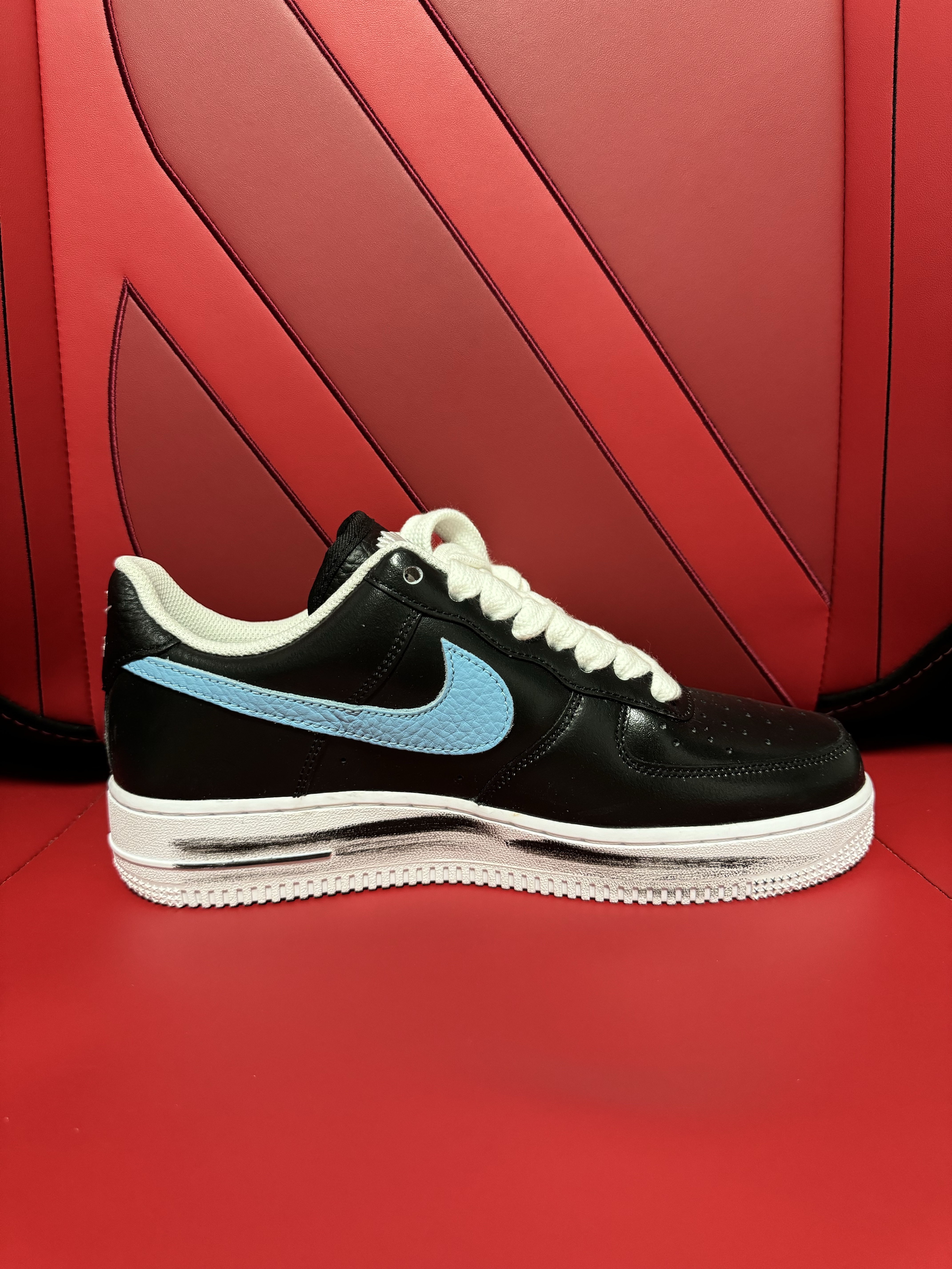 Nike x Peaceminusone Air Force 1 Low Para-Noise 3.0 Black and Multicolor 착용 스타일 - 2