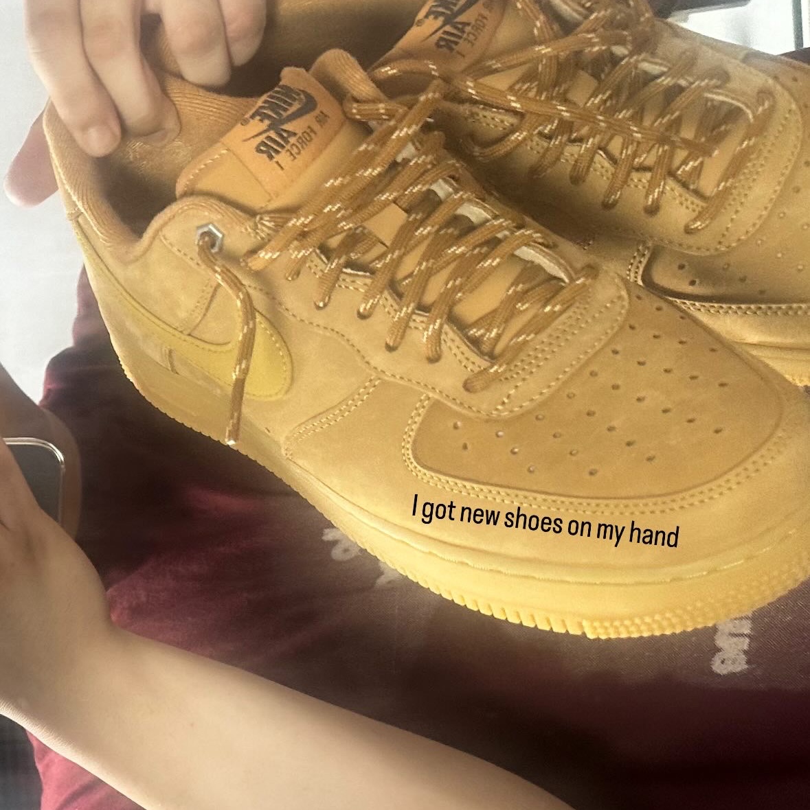 Nike Air Force 1 '07 WB Flax 착용 스타일