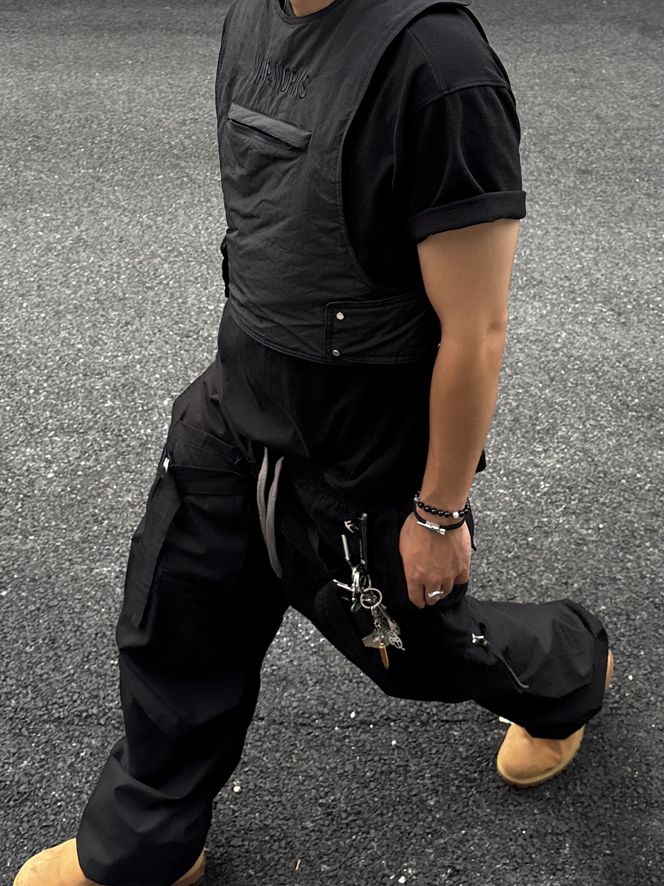Timberland Premium 6 inch Waterproof Boot Wheat Nubuck - Wide, Wapworks Wide Safety Cargo Pants Black 착용 스타일 - 4