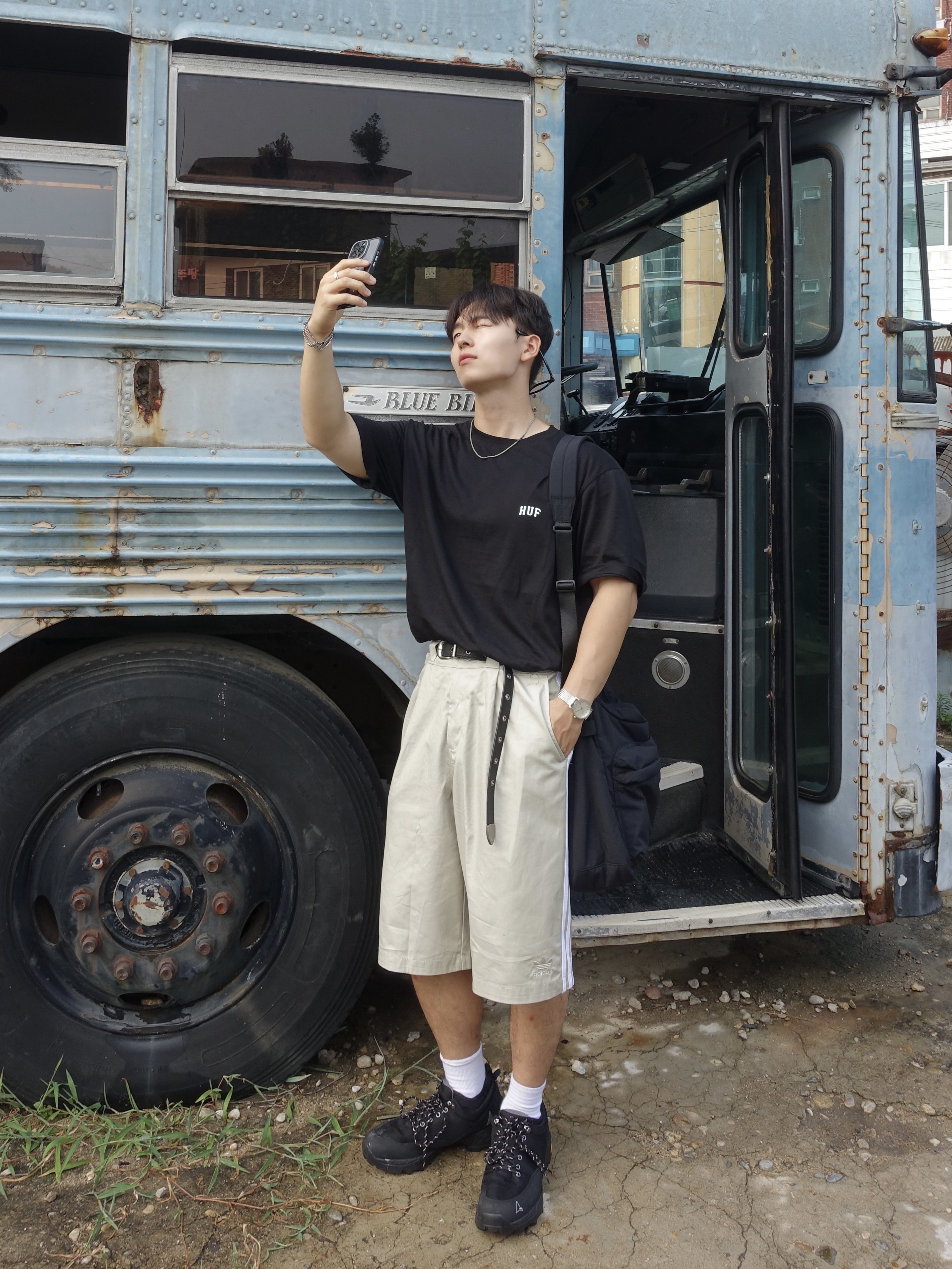 Roa Hiking Neal Black 착용 스타일 - 1