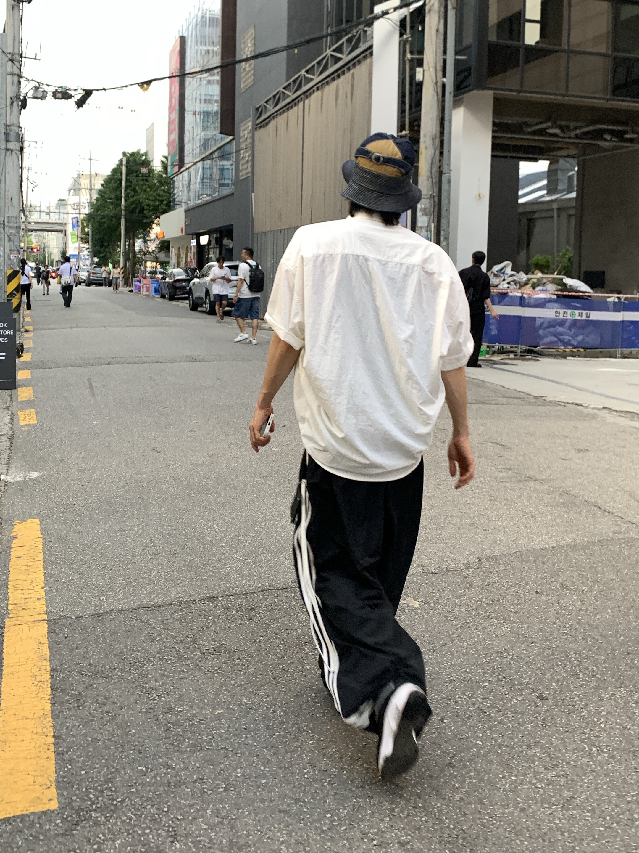 Kapital 11.5 oz. Denim The Old Man and The Sea Hat Indigo Dark, Nike x Comme des Garcons Homme Plus Air Max Sunder SP White Black 착용 스타일 - 5