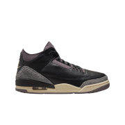 (W) Jordan 3 x A Ma Maniere Retro OG SP Black and Flat Pewter