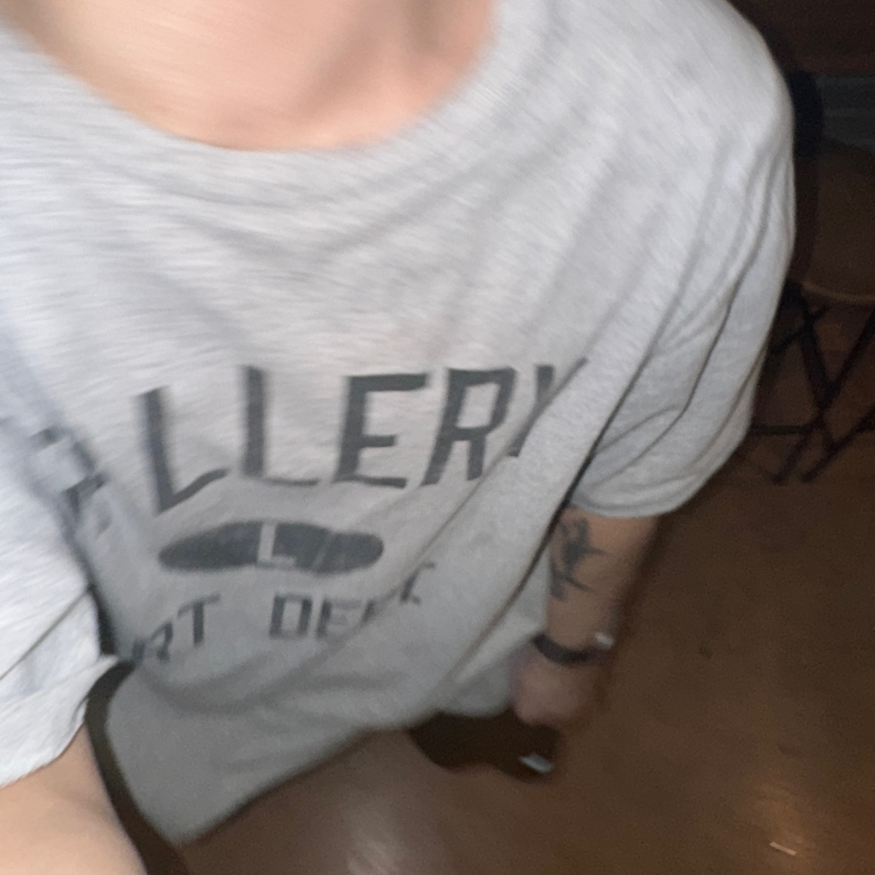 Gallery Dept. Art Dept T-Shirt Heather Grey 착용 스타일 - 2