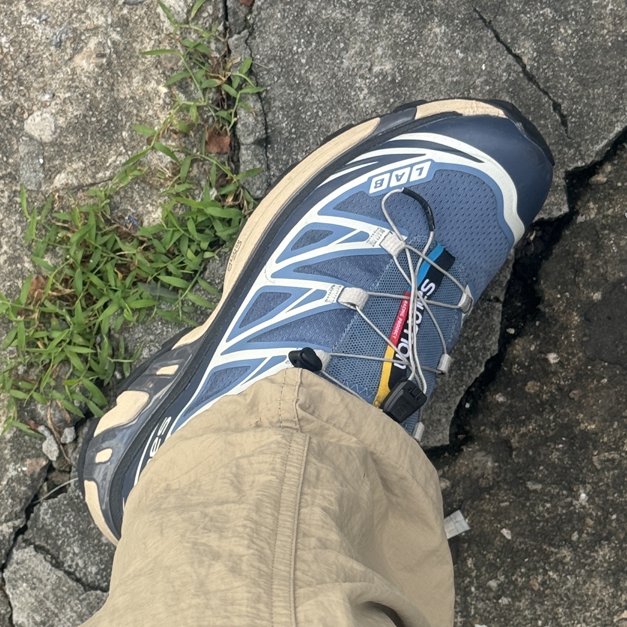 Salomon XT-6 ADV Copen Blue 착용 스타일