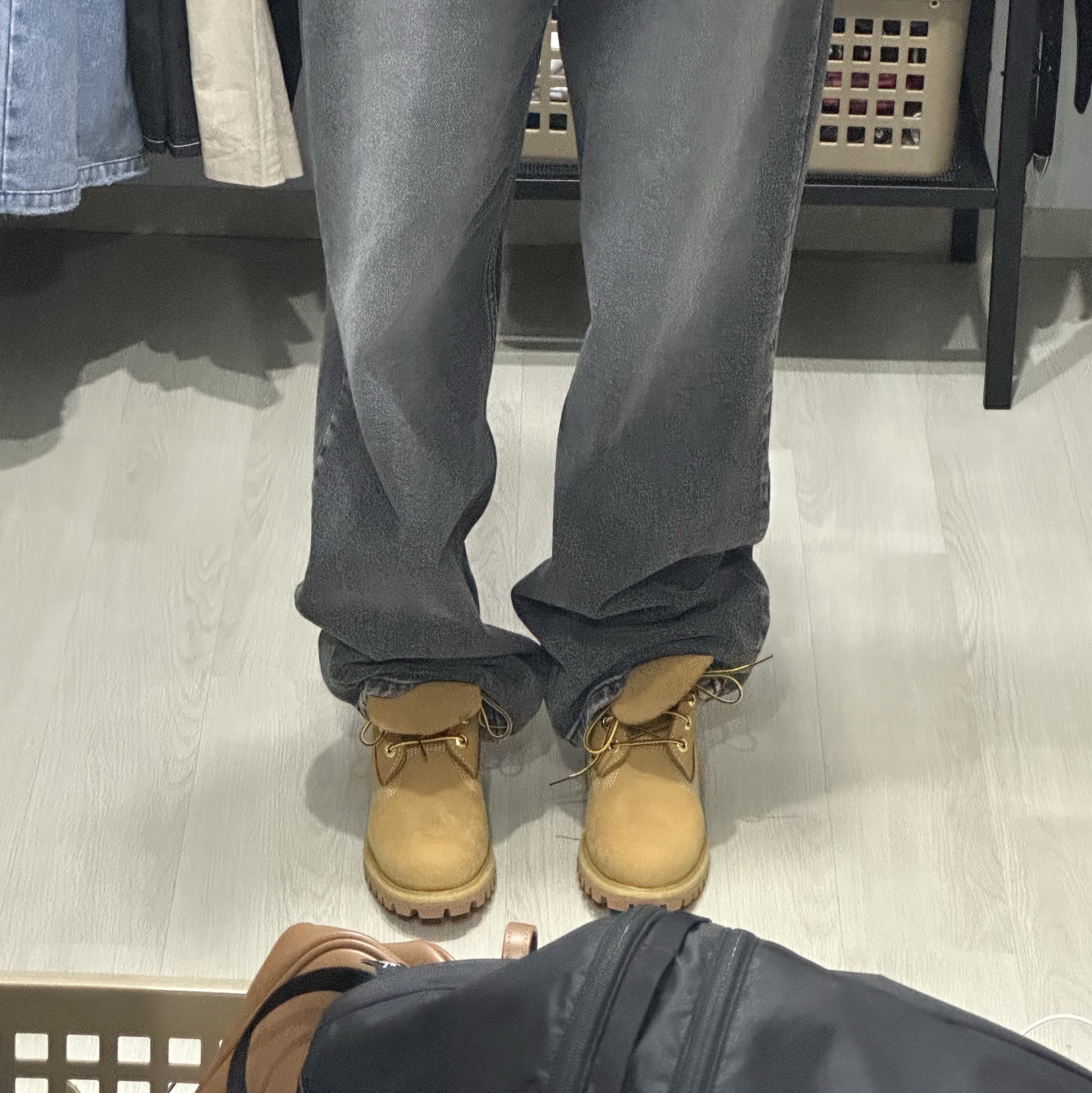 Timberland Premium 6 inch Waterproof Boot Wheat Nubuck - Wide 착용 스타일 - 1