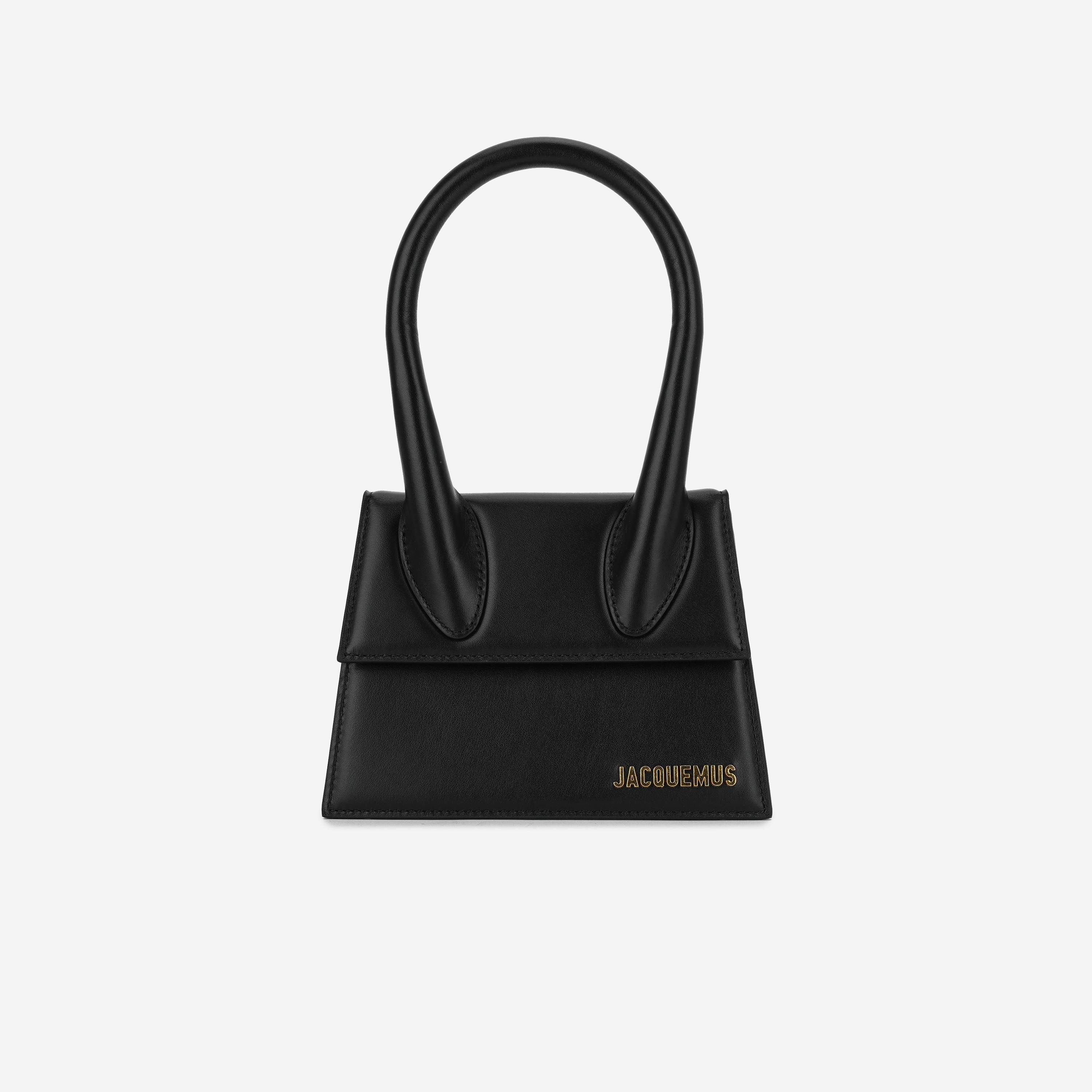 Jacquemus Le Chiquito Moyen Leather Handbag Black