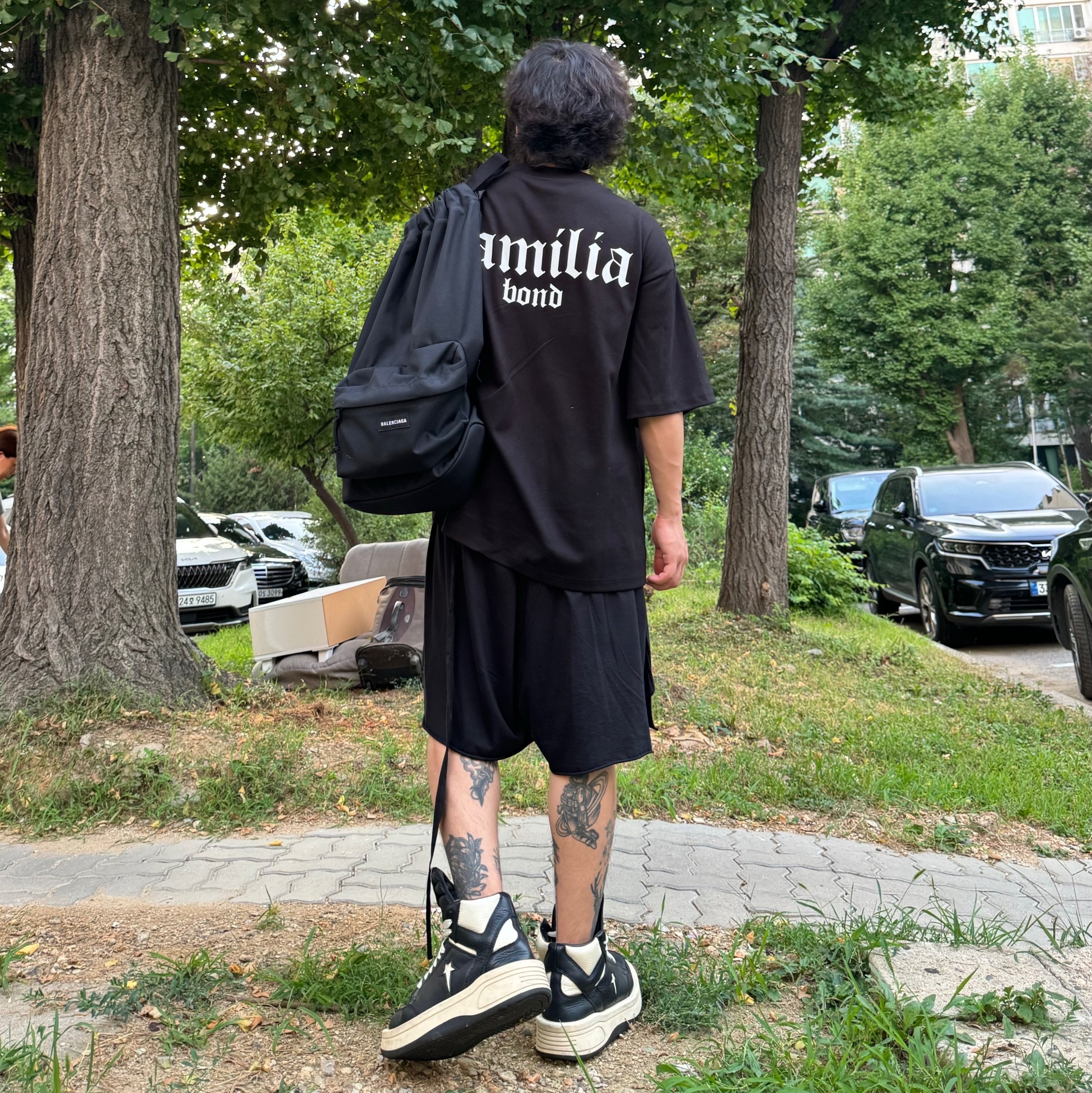 Converse x Drkshdw Turbowpn Black Cream 착용 스타일 - 3