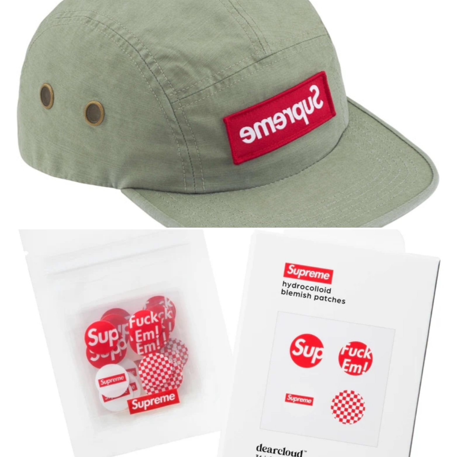 Supreme Military Camp Cap Olive - 24FW 착용 스타일