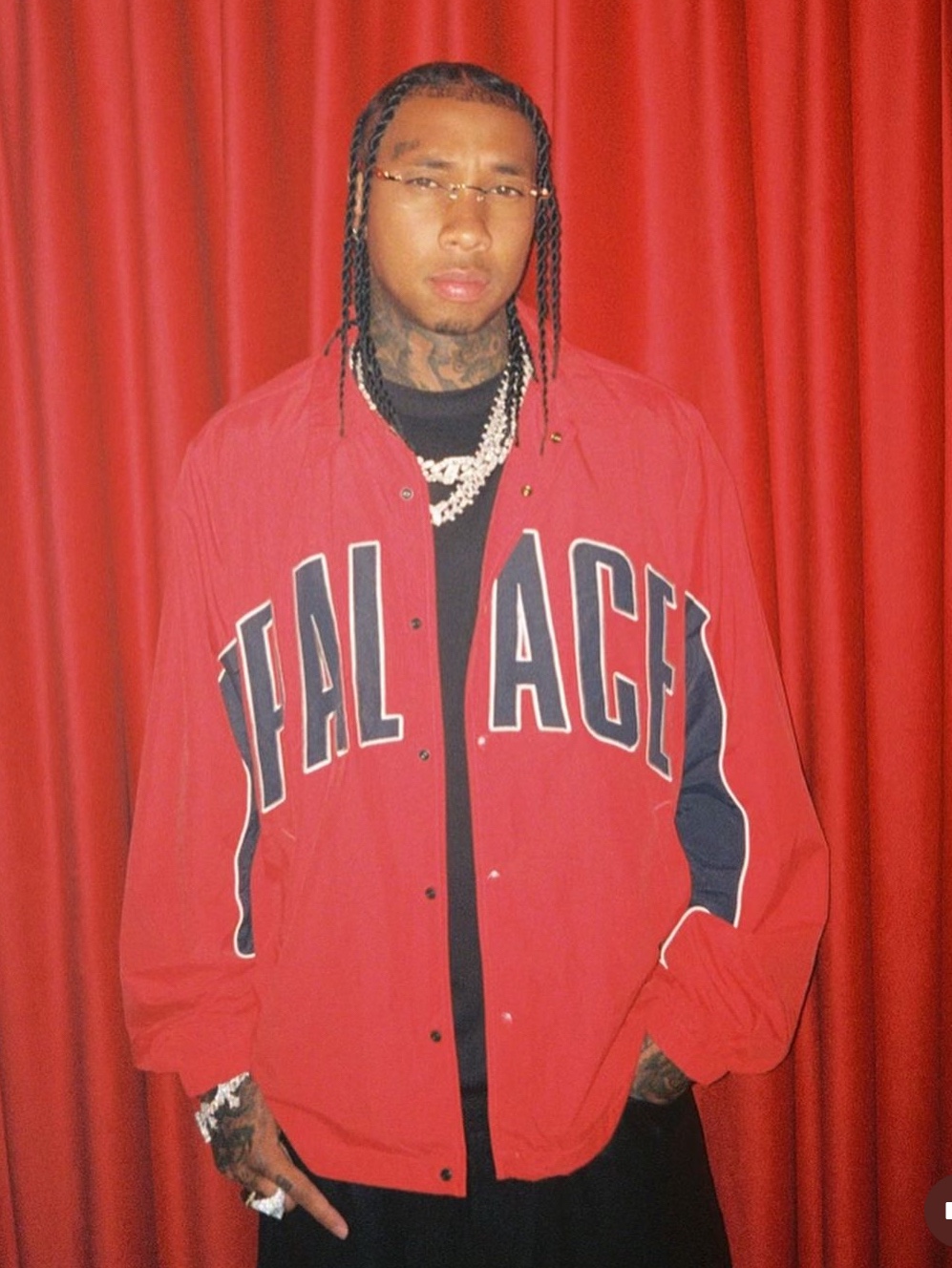 Palace Archway Coach Jacket Truest Red - 24SS 착용 스타일