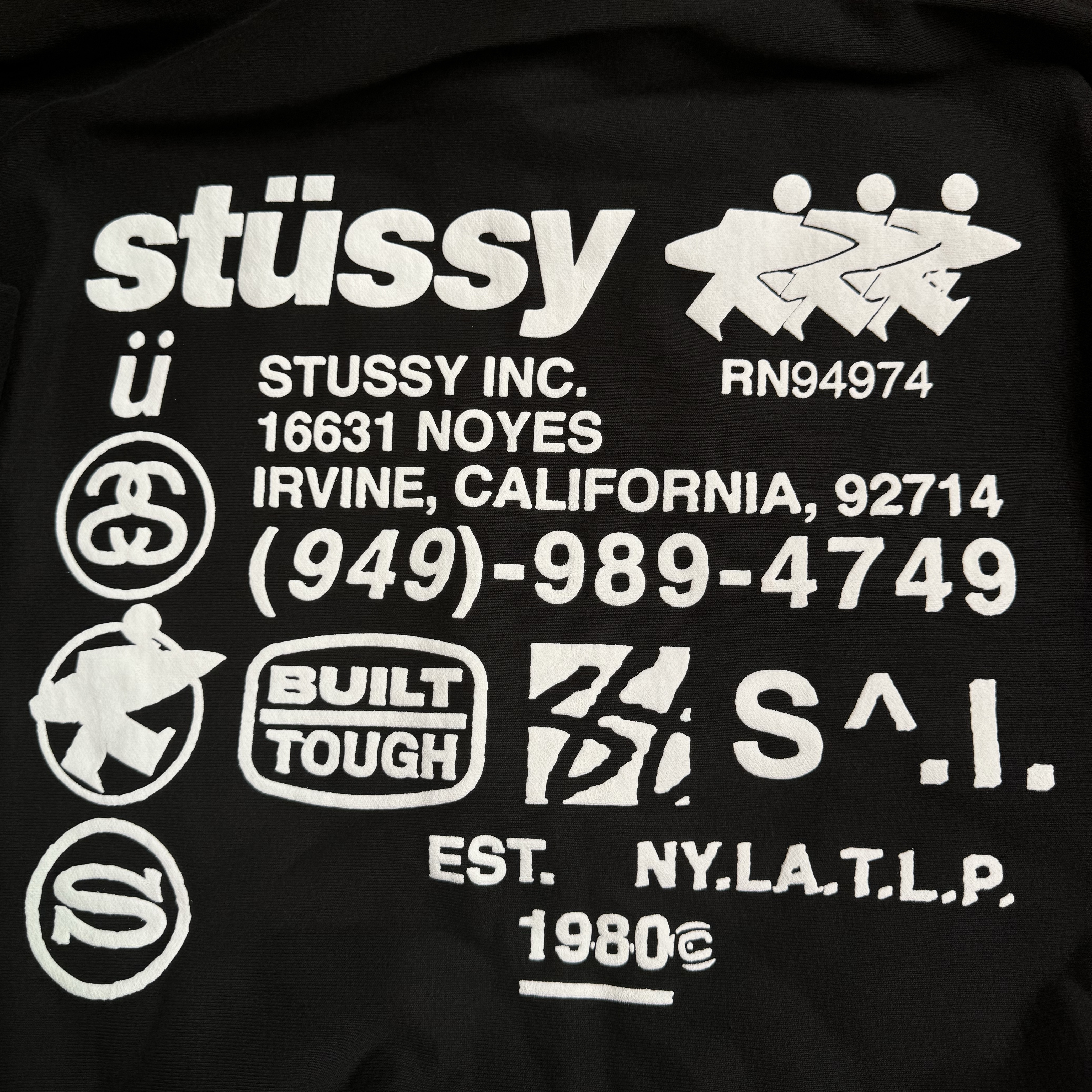 Stussy DNA Zip Hoodie Black 착용 스타일 - 1