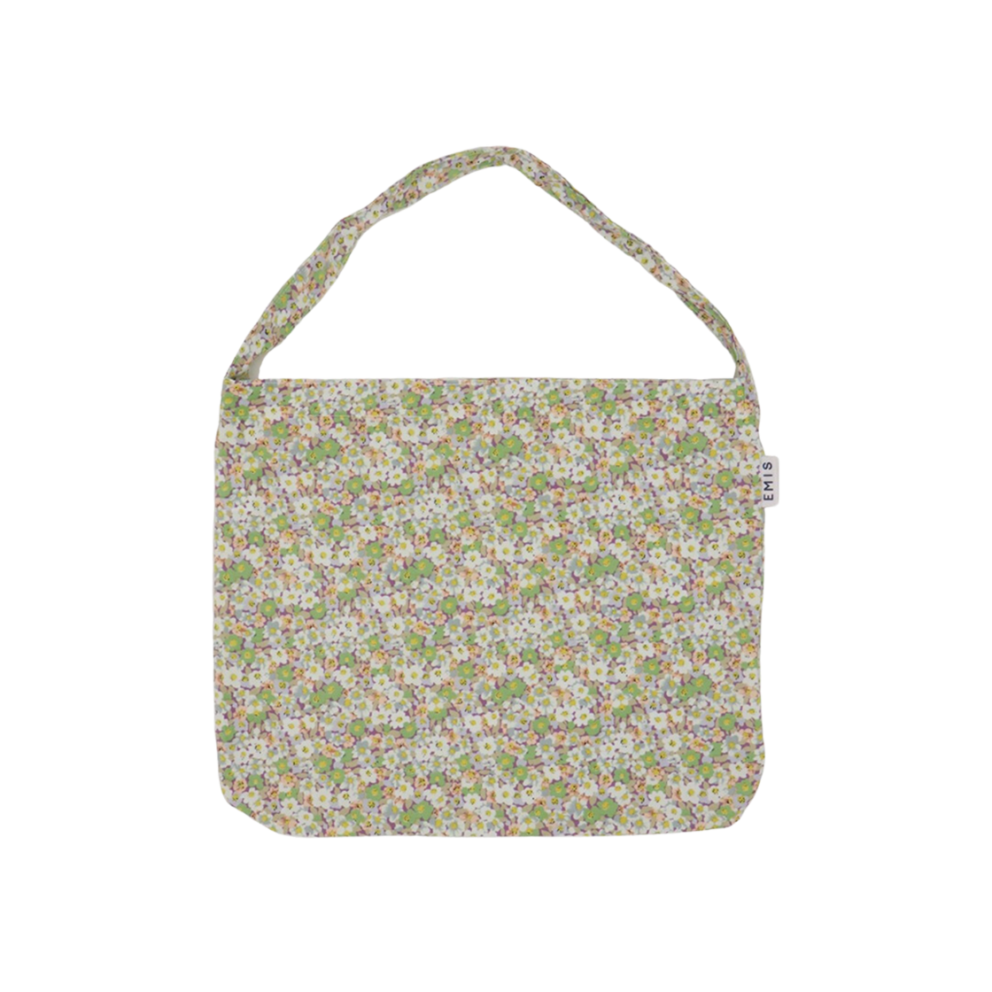 ☆EMIS☆ CROPPED LOGO COTTON ECO BAGPINK EMIS】CROPPED LOGO COTTON ECO BAG-PINK