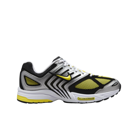 (W) Nike Air Pegasus 2K5 Metallic Silver and Opti Yellow