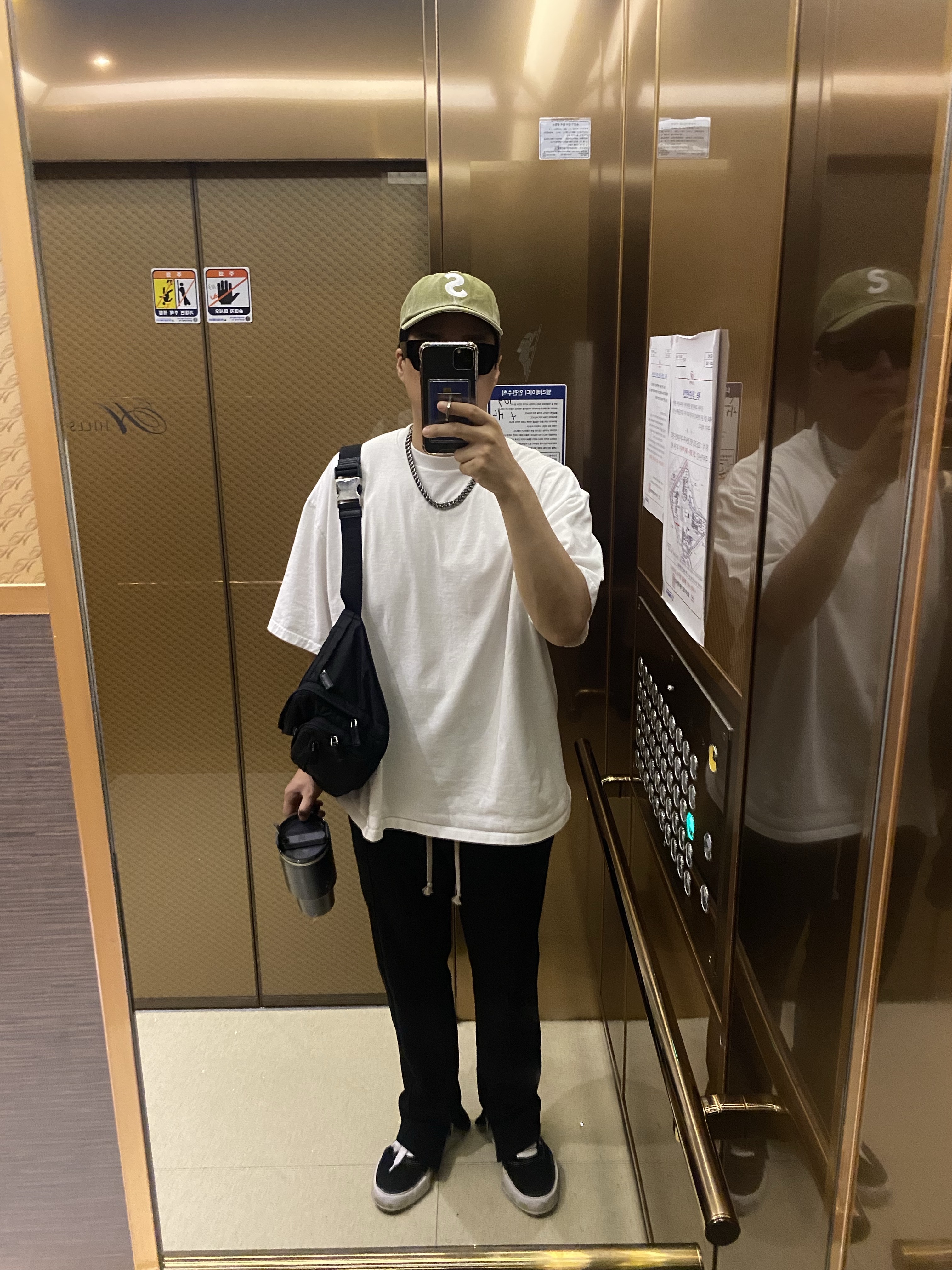 Supreme Pigment Canvas S Logo 6-Panel Olive - 23SS, Maison Mihara Yasuhiro Baker OG Sole Canvas Low Cut Sneakers Black 착용 스타일