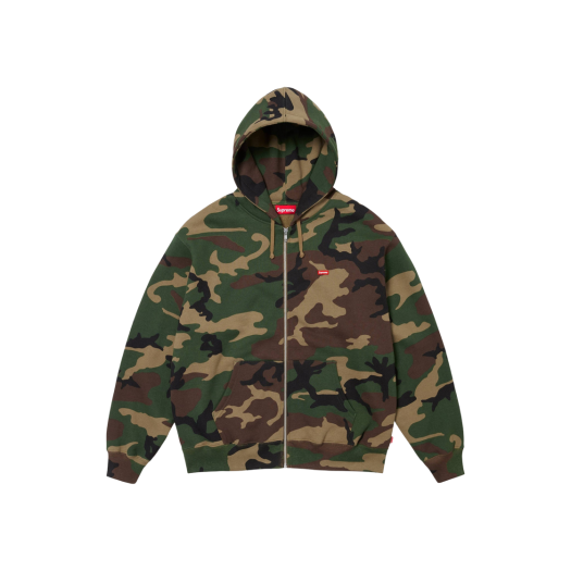 슈프림 브러쉬드 집업 후드 스웨트셔츠 네이비 - 23FW | Supreme