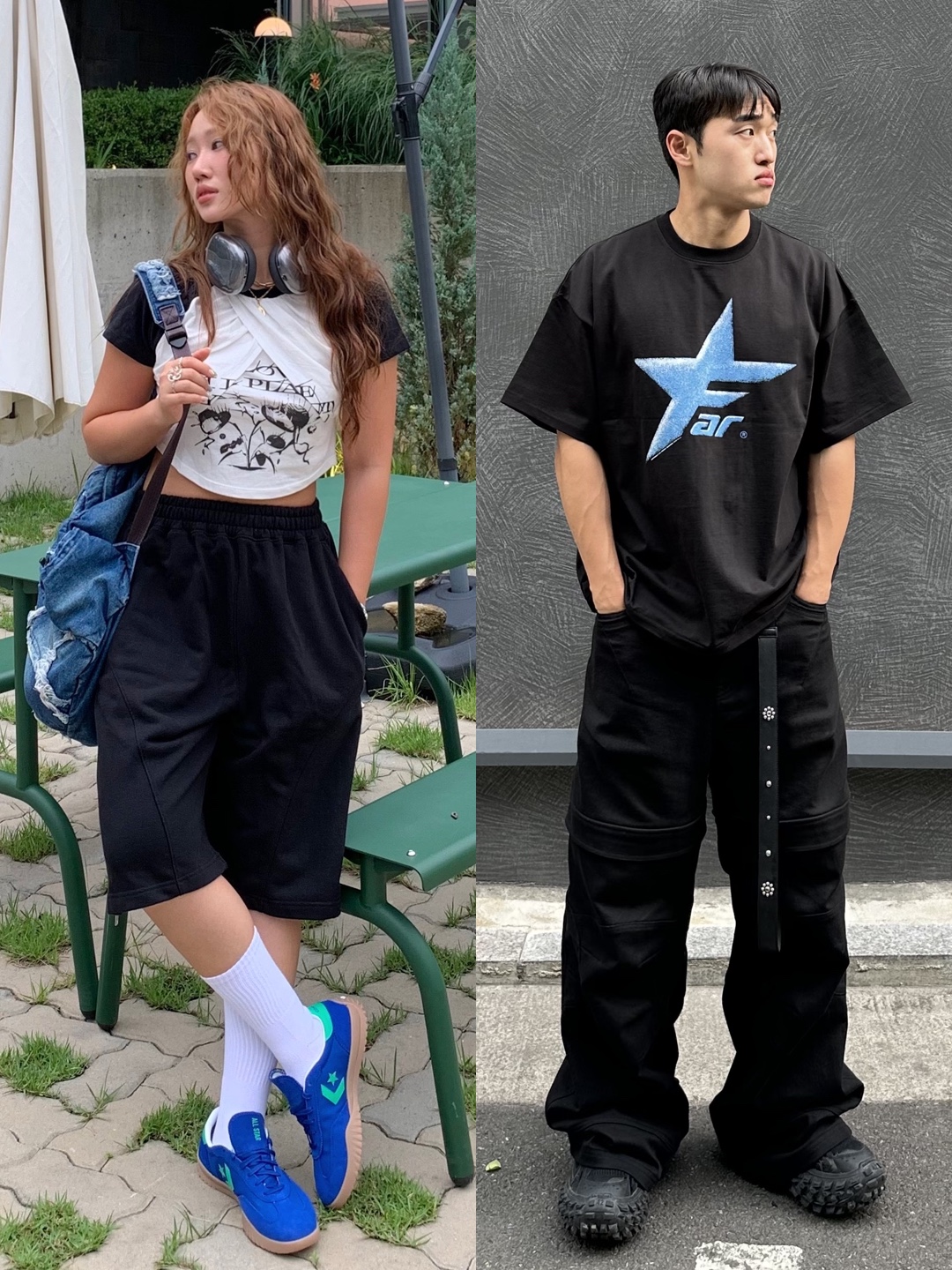 Supreme Chino Pants Black Stars - 22SS, BAPE x JJJJound Bape Sta Low White Light Grey 착용 스타일 - 3