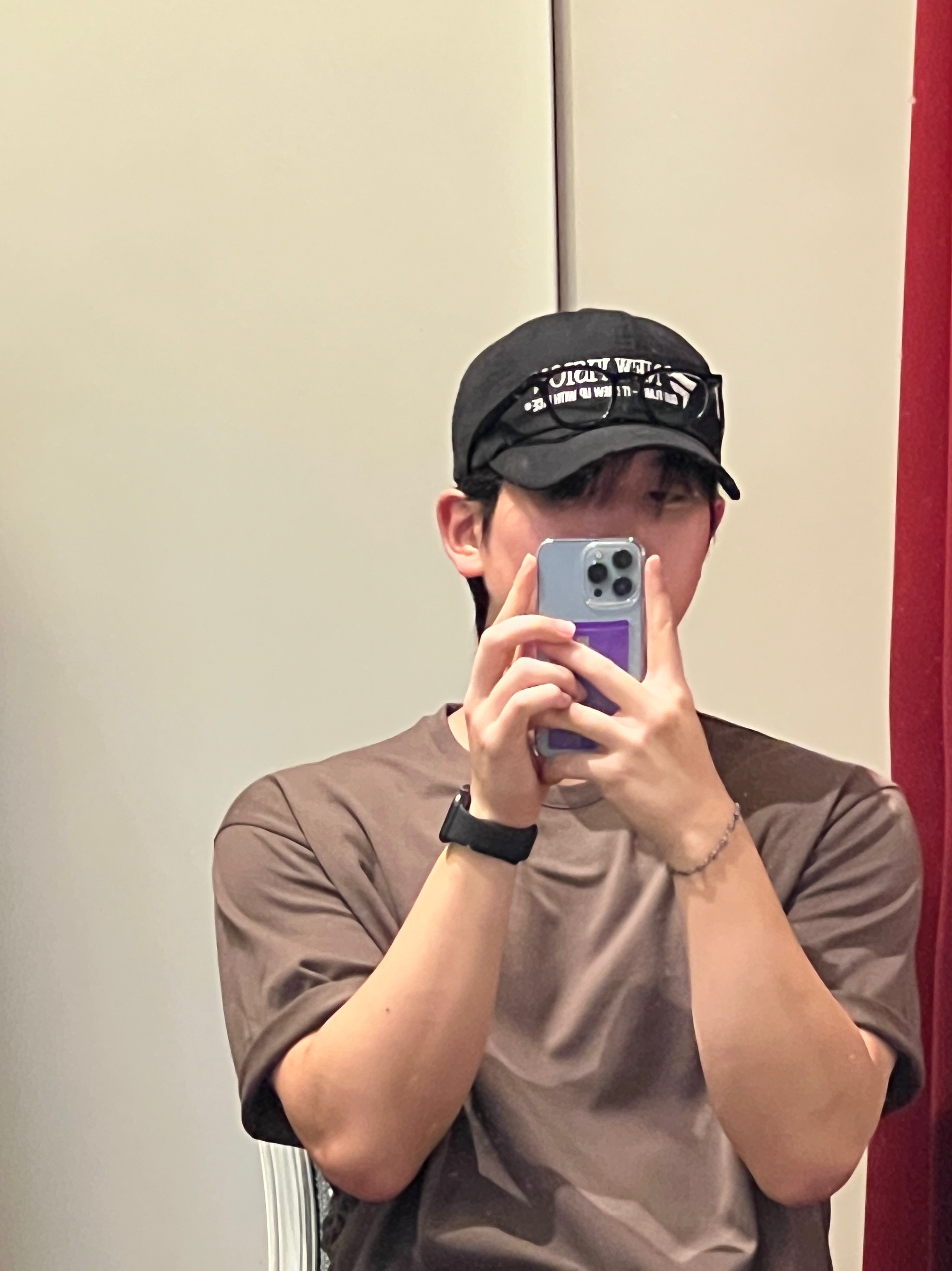 ETCE New Vision Destroyed Washed Cap Black 착용 스타일
