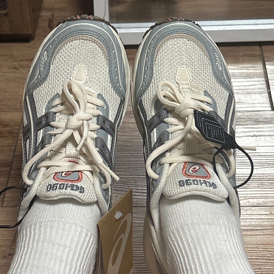 Asics Gel-1090 Blue Grey 착용 스타일 - 2