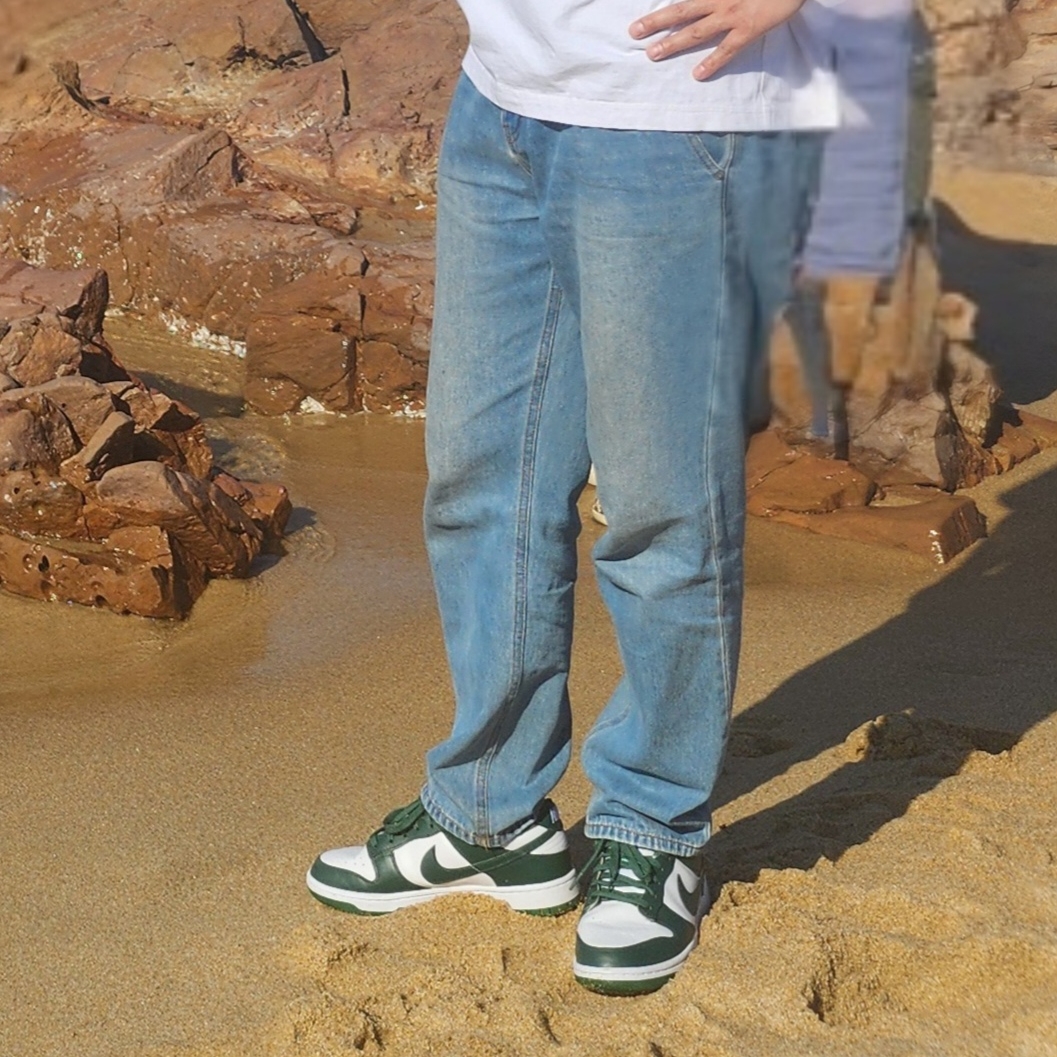 Nike Dunk Low Retro Varsity Green 착용 스타일 - 1