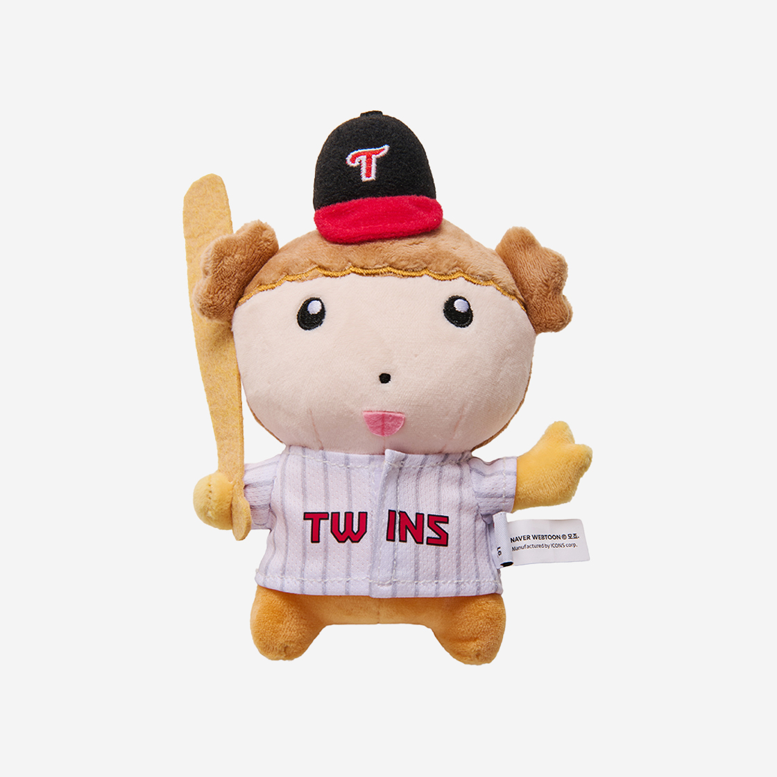 [즉시배송] LG트윈스 x 마루는강쥐 봉제키링 (브이마루)([즉시배송] LG TWINS x Maru is a Puppy Plush Keyring (V Maru))