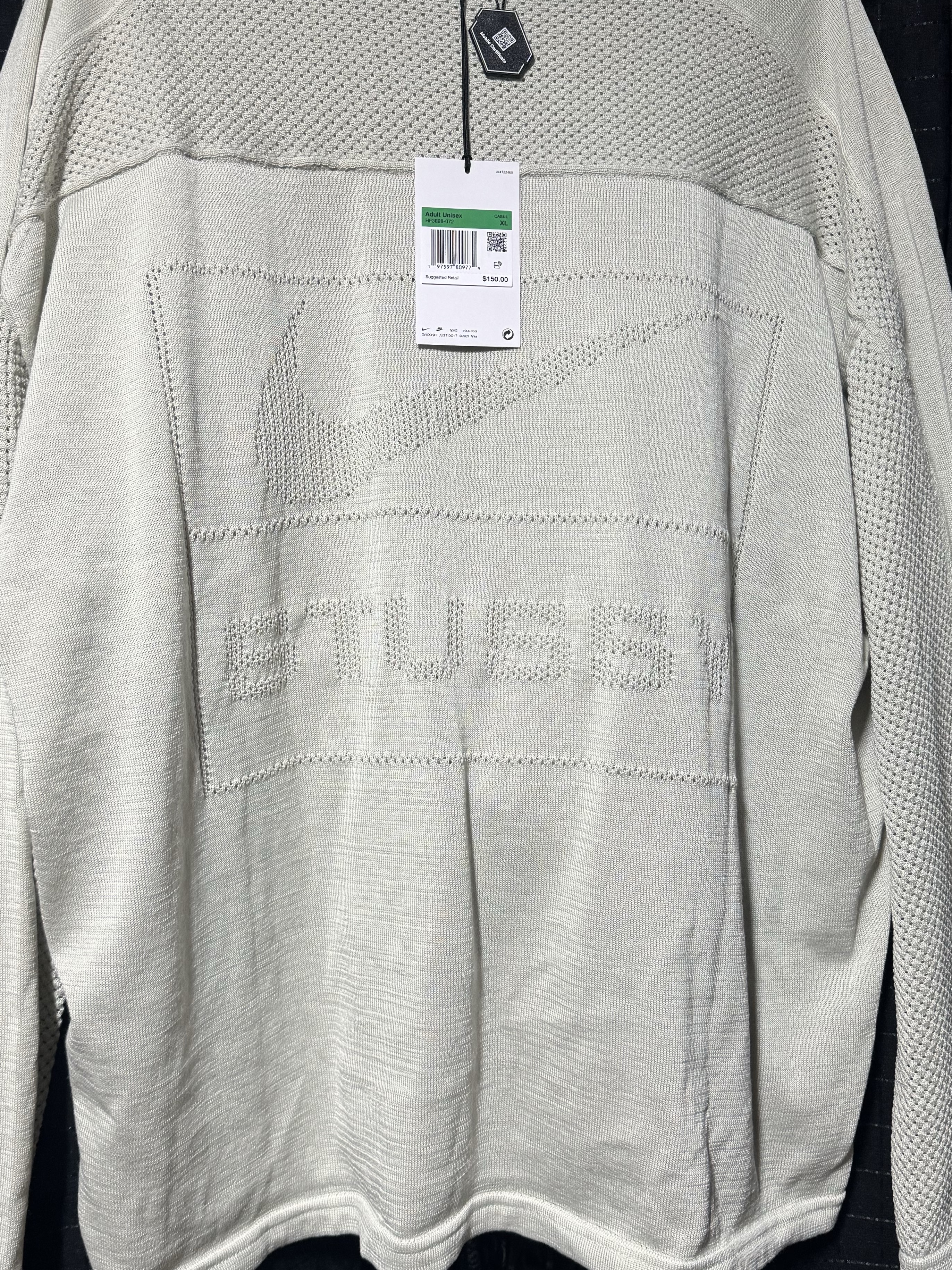 Nike x Stussy L/S Jersey Light Bone (HF3898-072) 착용 스타일