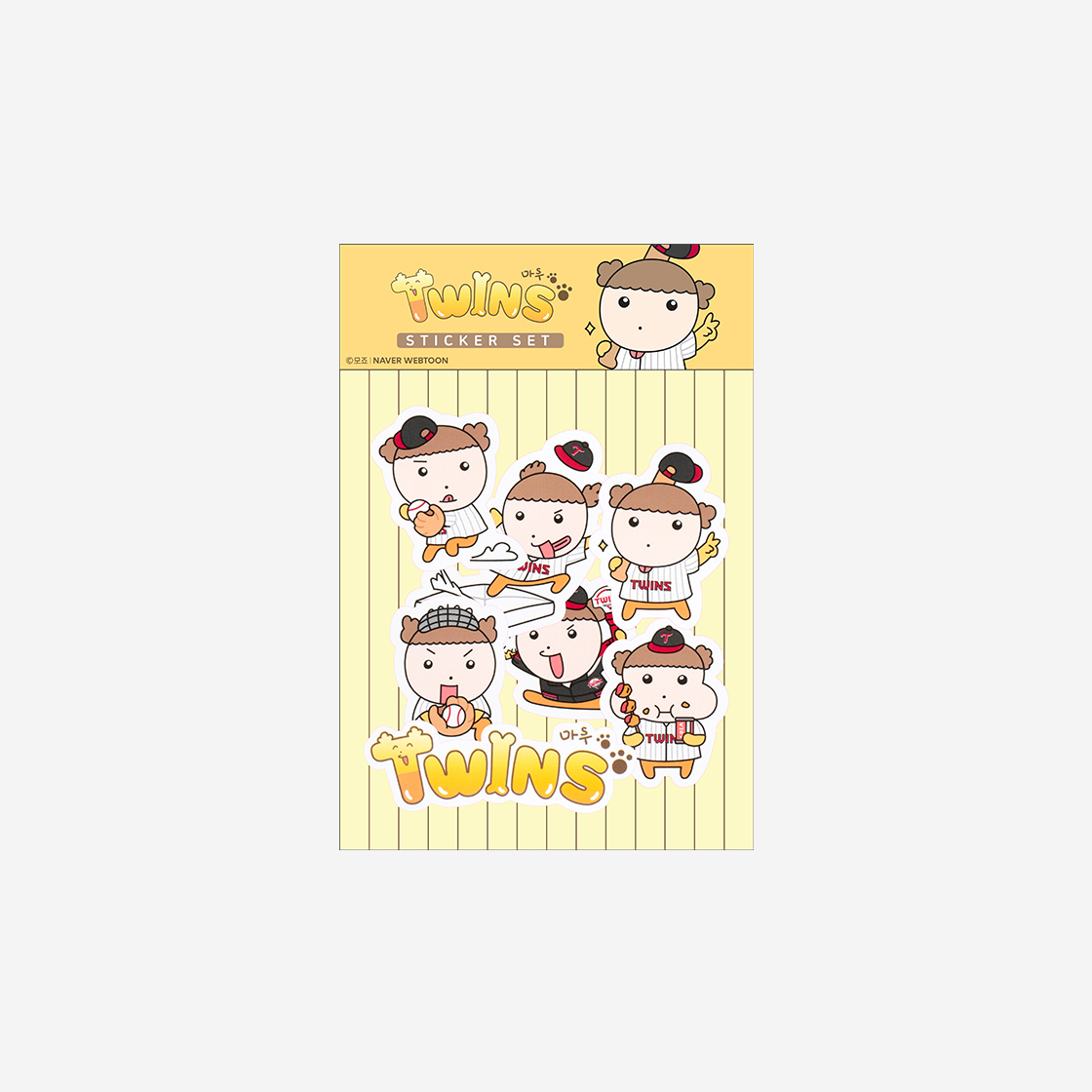[즉시배송] LG트윈스 x 마루는강쥐 스티커팩([즉시배송] LG TWINS x Maru is a Puppy Sticker Pack)