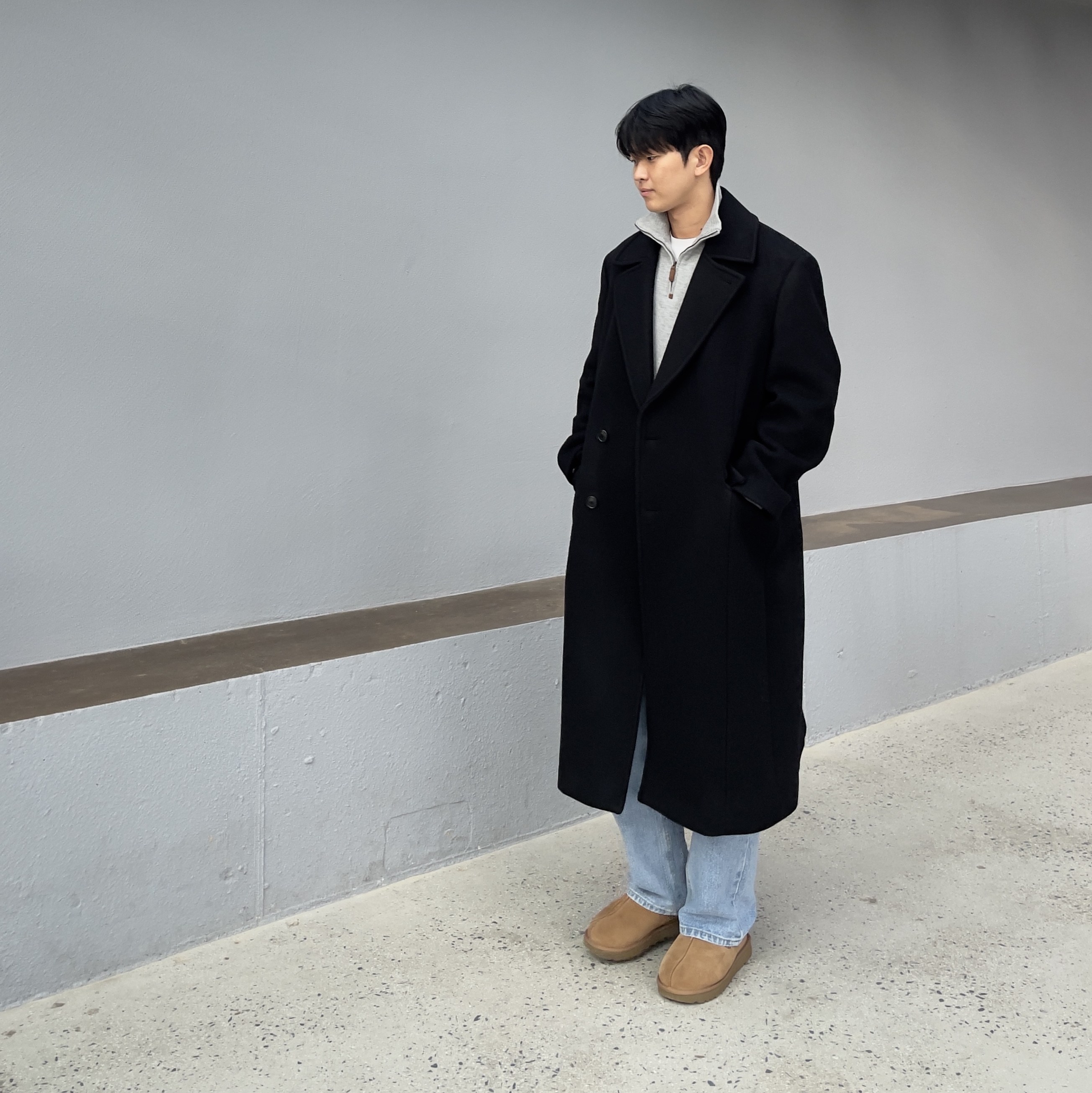 UGG Tasman Slipper Chestnut 착용 스타일