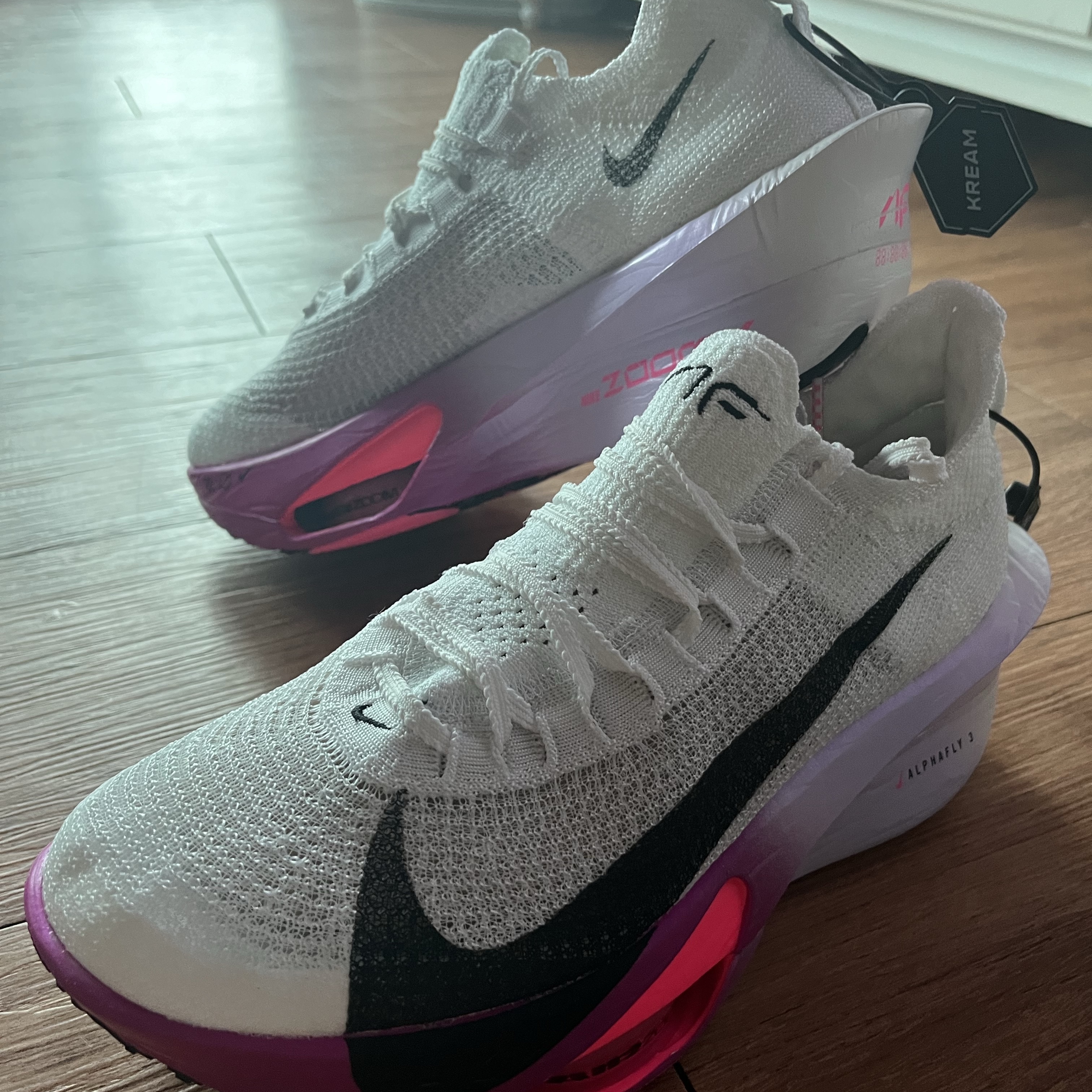 Nike Air Zoom Alphafly Next% 3 Hyper Pink 착용 스타일
