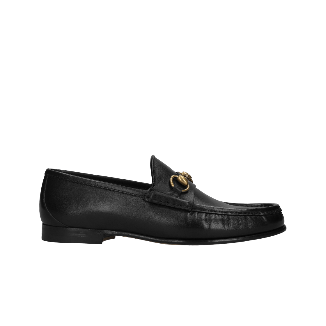 307929-BLM00-1000 Gucci 1953 Horsebit Leather Loafers Black