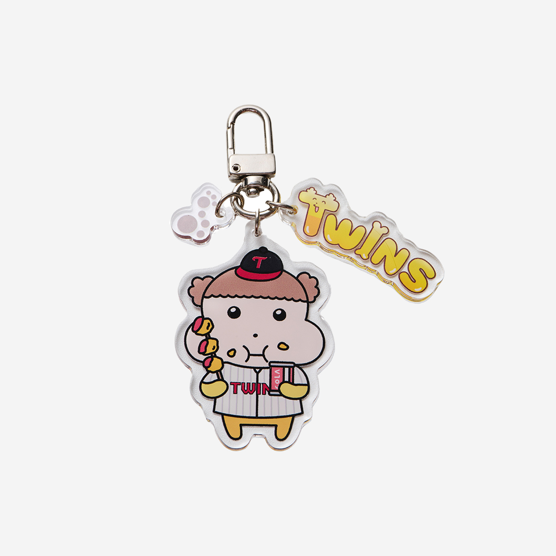 [즉시배송] LG트윈스 x 마루는강쥐 아크릴키링 (먹보마루)([즉시배송] LG TWINS x Maru is a Puppy Acrylic keyring (Foodie Maru))