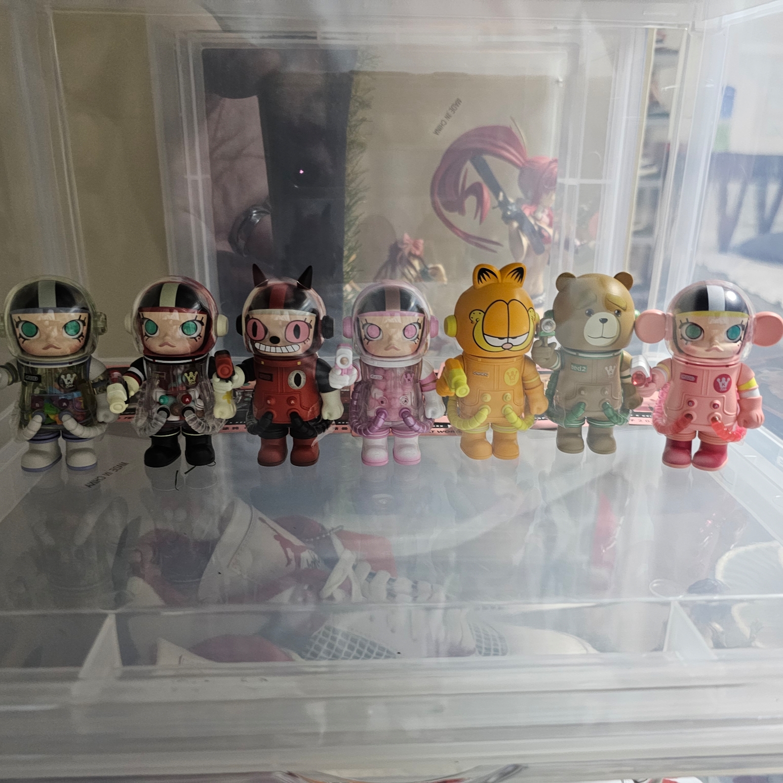 Pop Mart Mega Space Molly Series 3 Sealed Case 100% (9 Blind Boxes) 착용 스타일 - 7