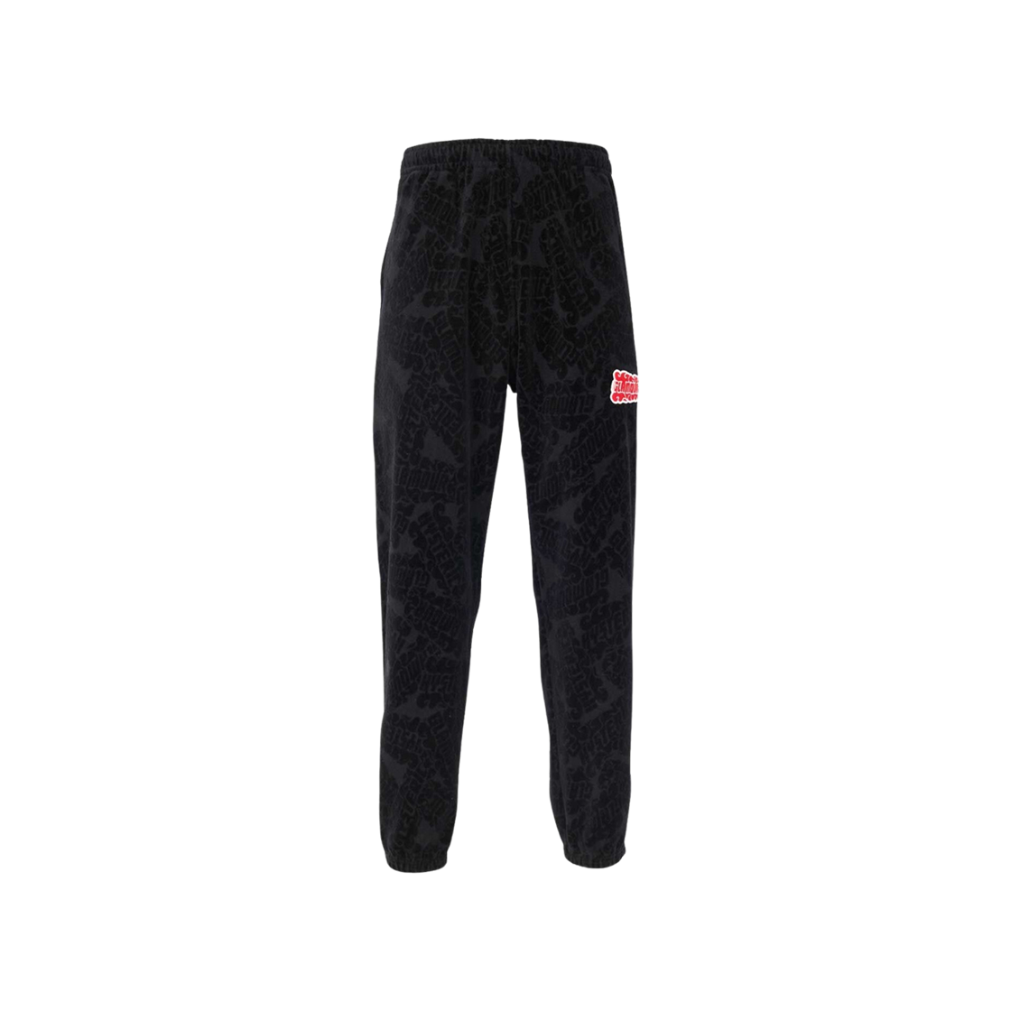 Hysteric Glamour Flame Logo Jacquard Sweatpants Black 상세 이미지 1