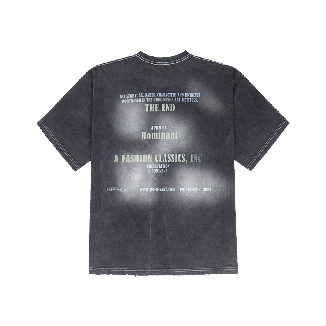 도미넌트 필름 워싱 티셔츠(Dominant Film Washing Tshirts) - 2
