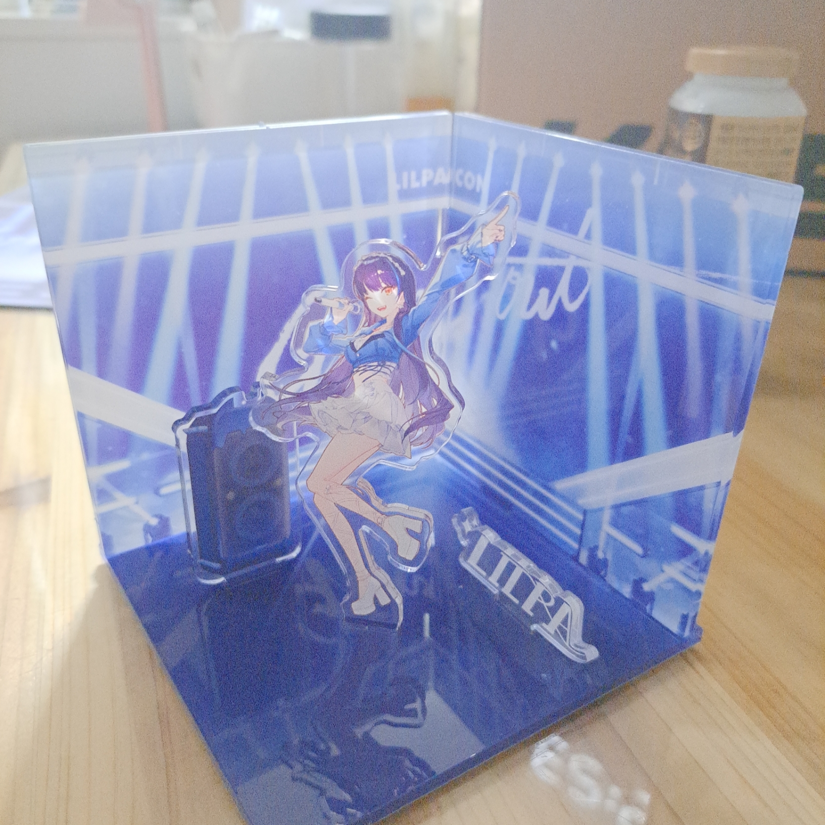 Woowakgood Lilpacon Acrylic Diorama 착용 스타일