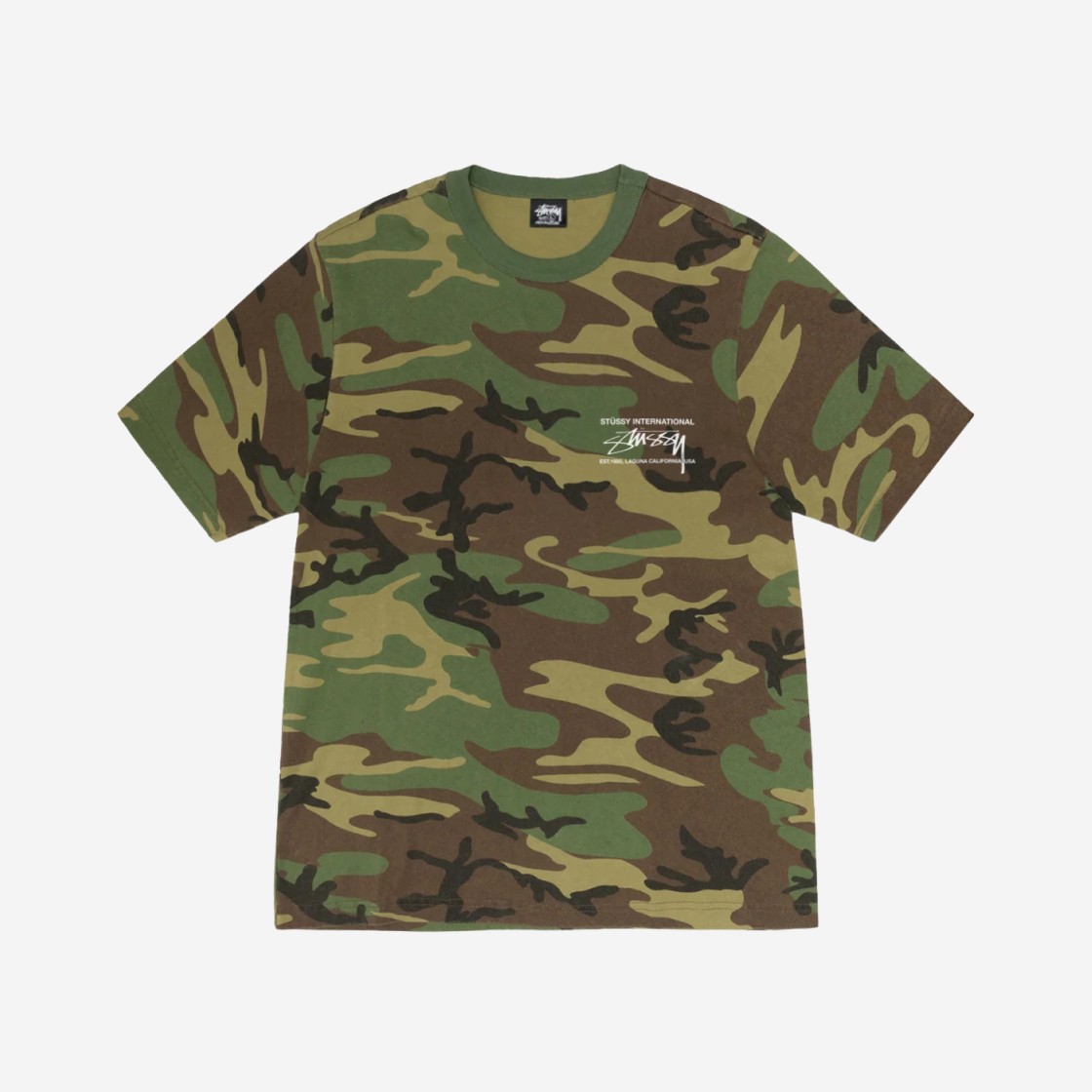 Stussy Smooth International T-Shirt Camo 상세 이미지 2