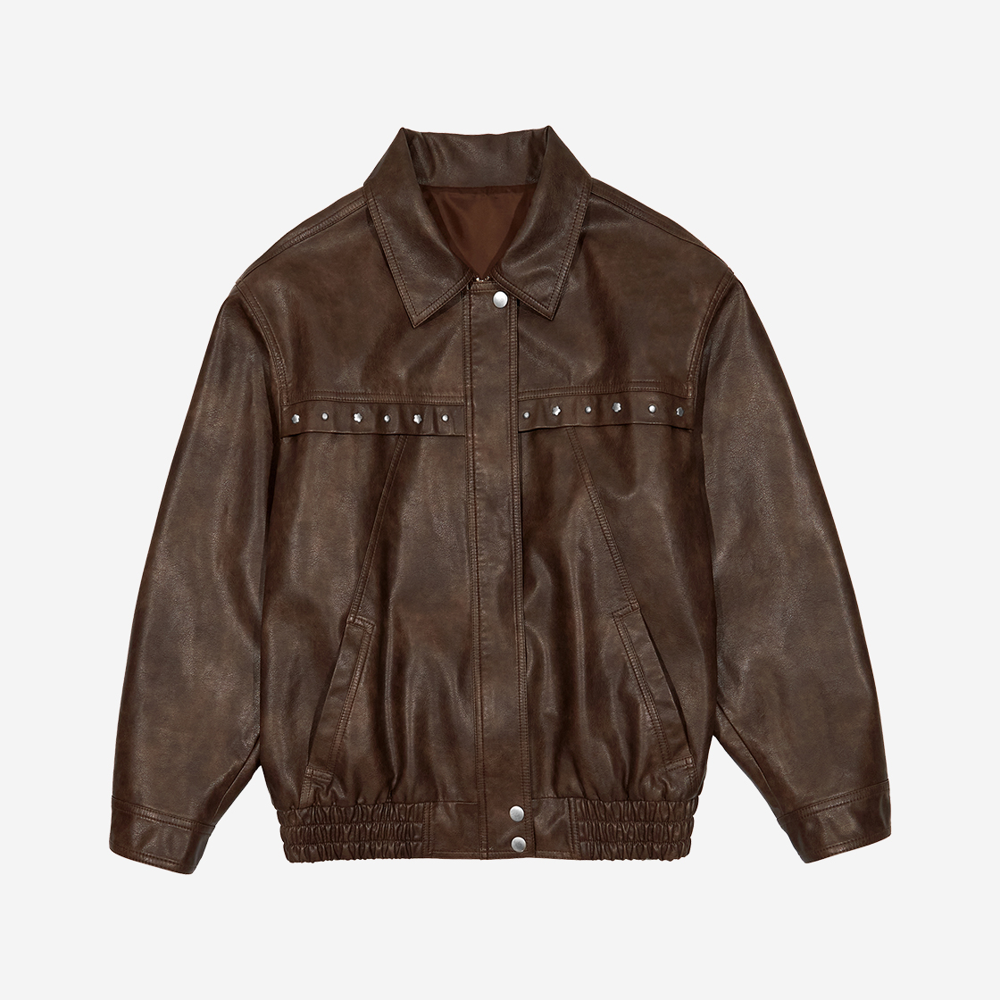 ★関税込★Margarin Fingers★STAR FAUX LEATHER JACKET★ Margarin Fingers