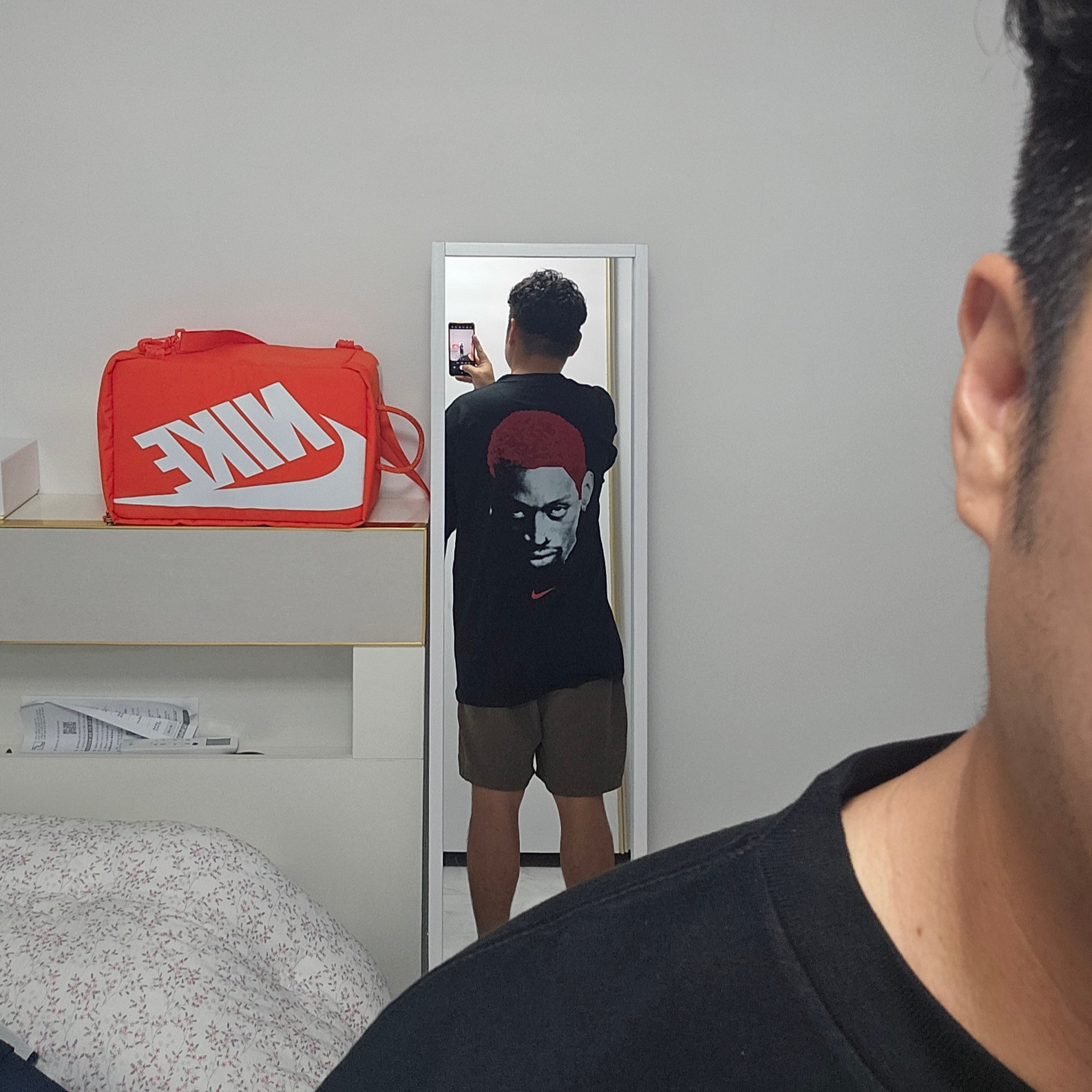 Stussy Big Stock Water Shorts Brown, Nike Shoebox Bag 8L Orange White 착용 스타일 - 2