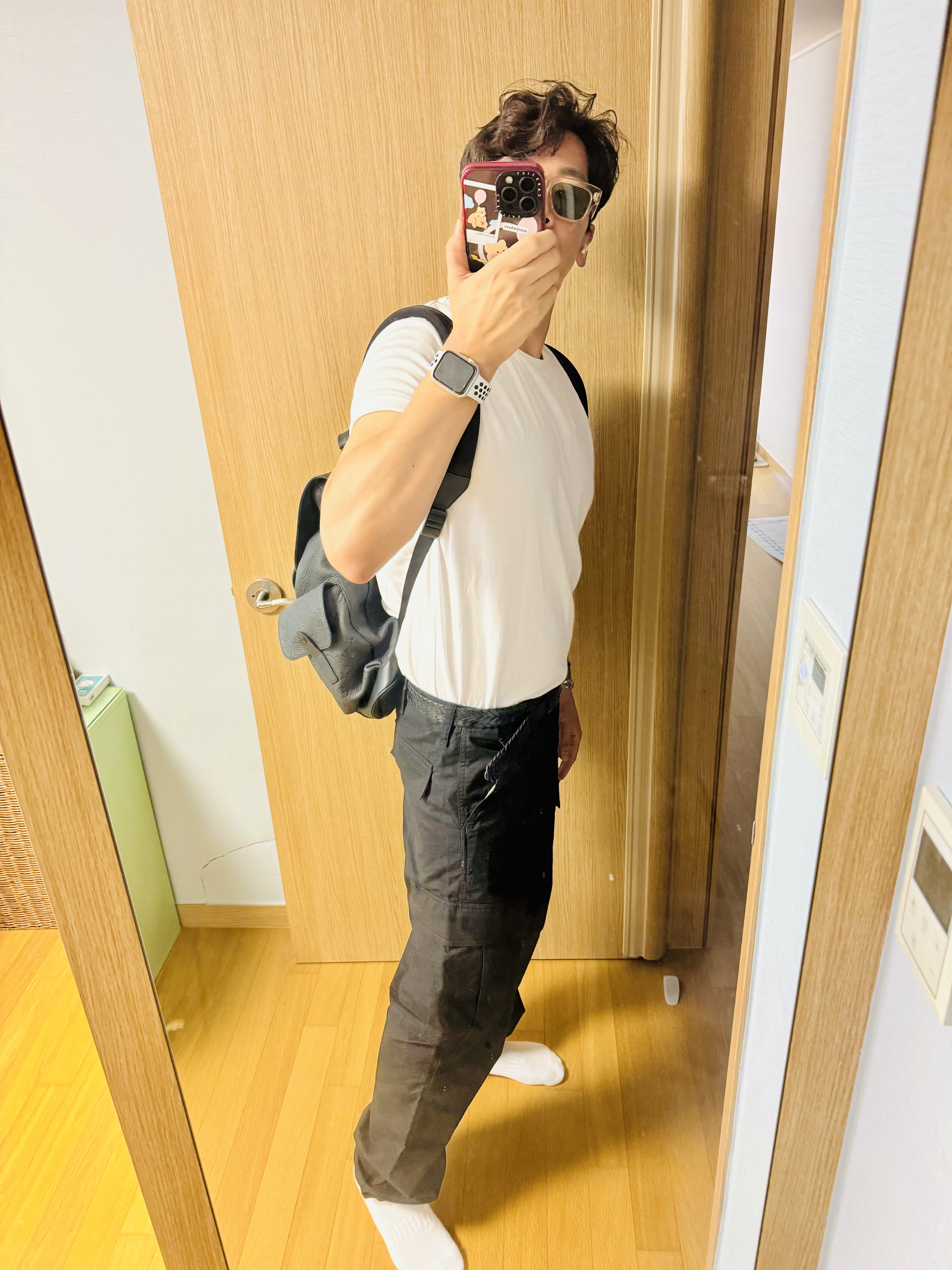 Carhartt WIP Columbia Ripstop Regular Cargo Pants Black 착용 스타일