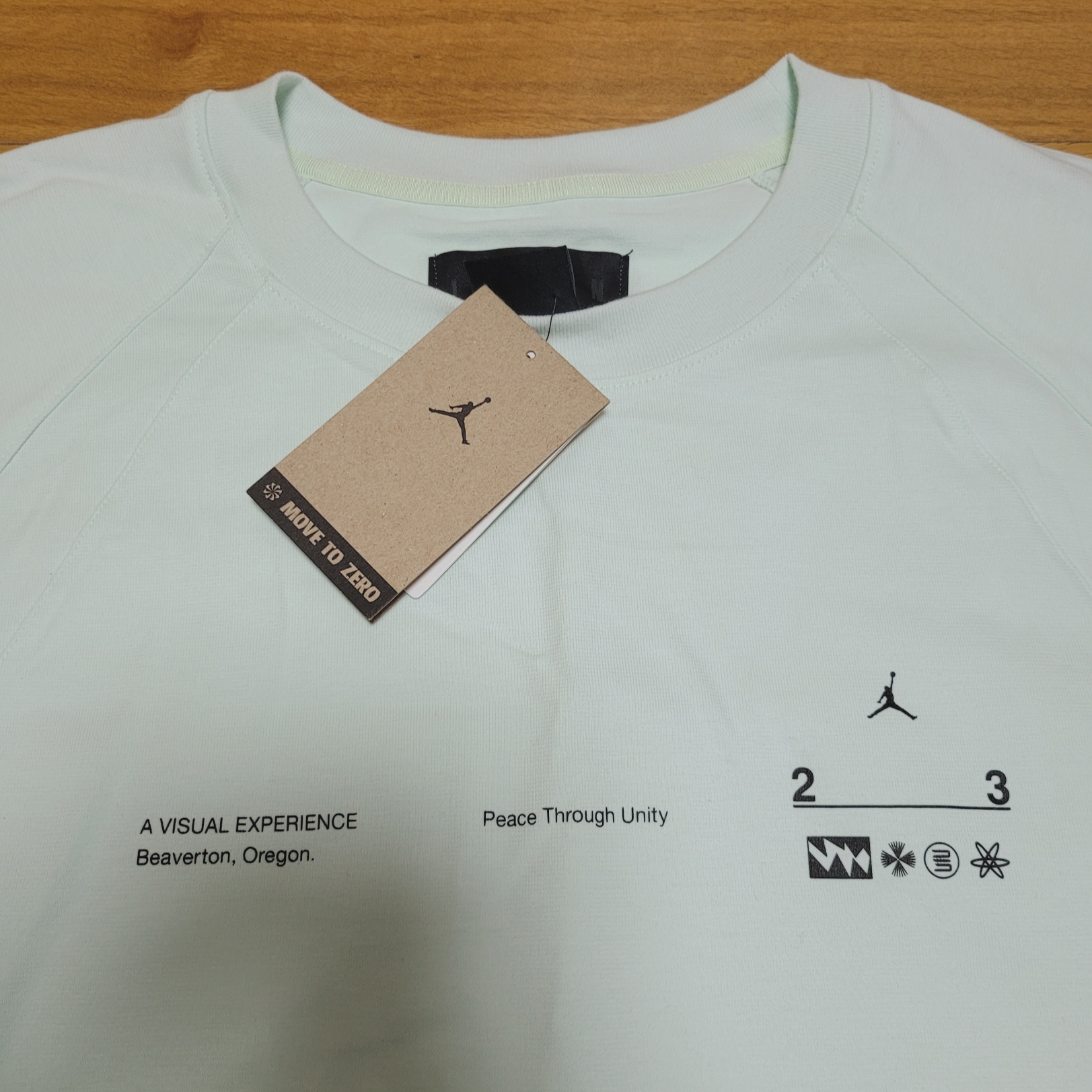 Jordan 23 Engineered T-Shirt Barely Green - Asia 착용 스타일 - 1