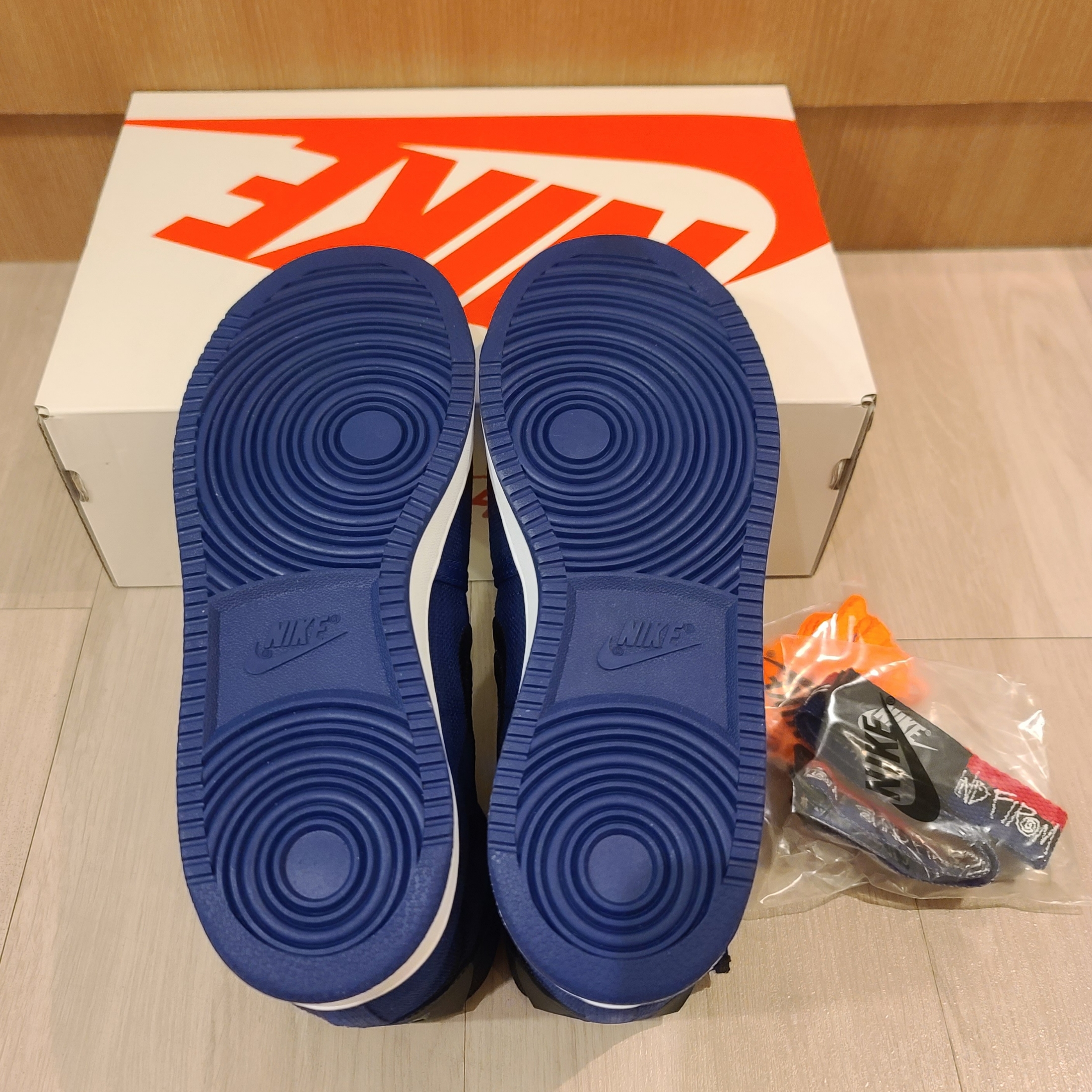 Nike x Stussy Vandal High Deep Royal Blue 착용 스타일 - 4