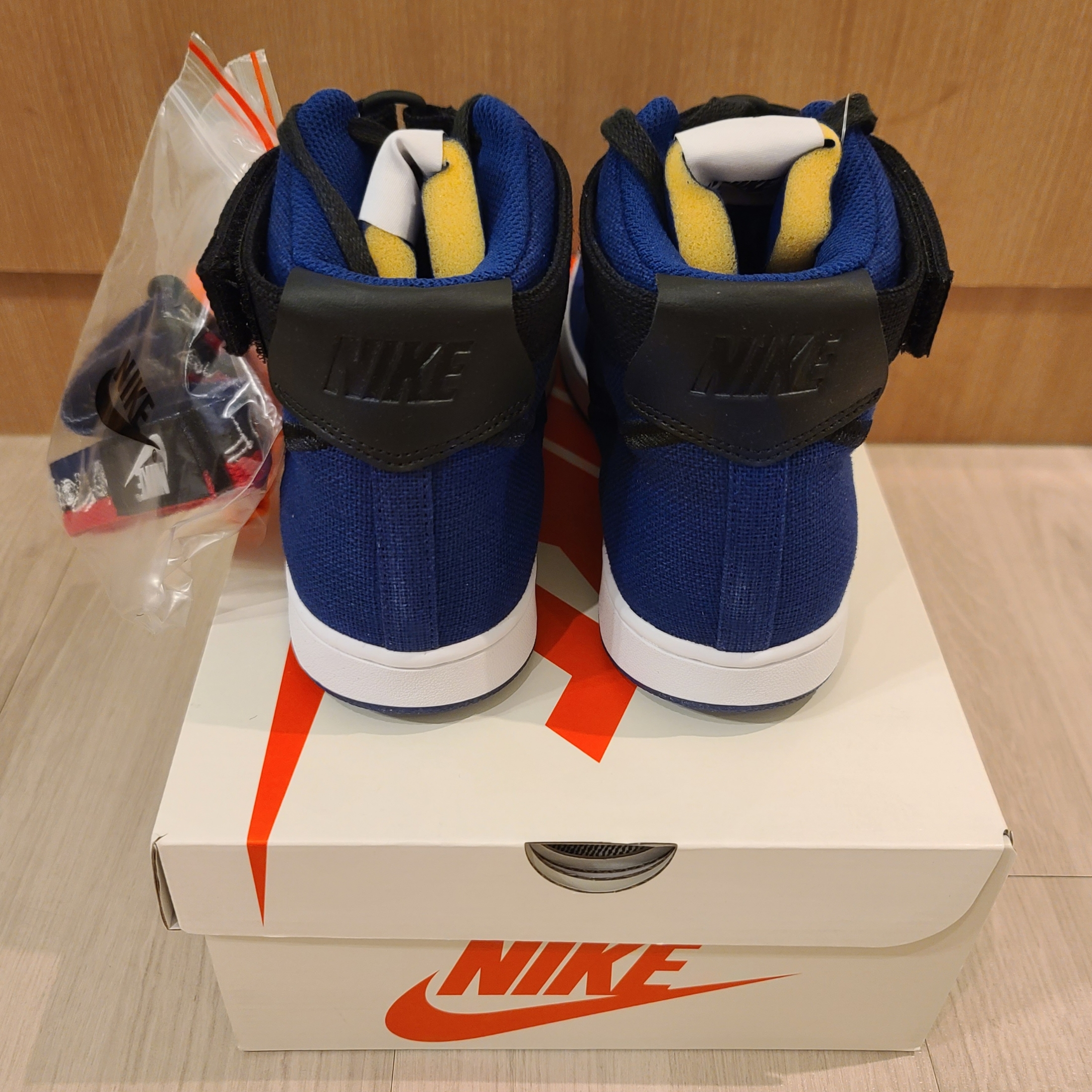 Nike x Stussy Vandal High Deep Royal Blue 착용 스타일 - 3