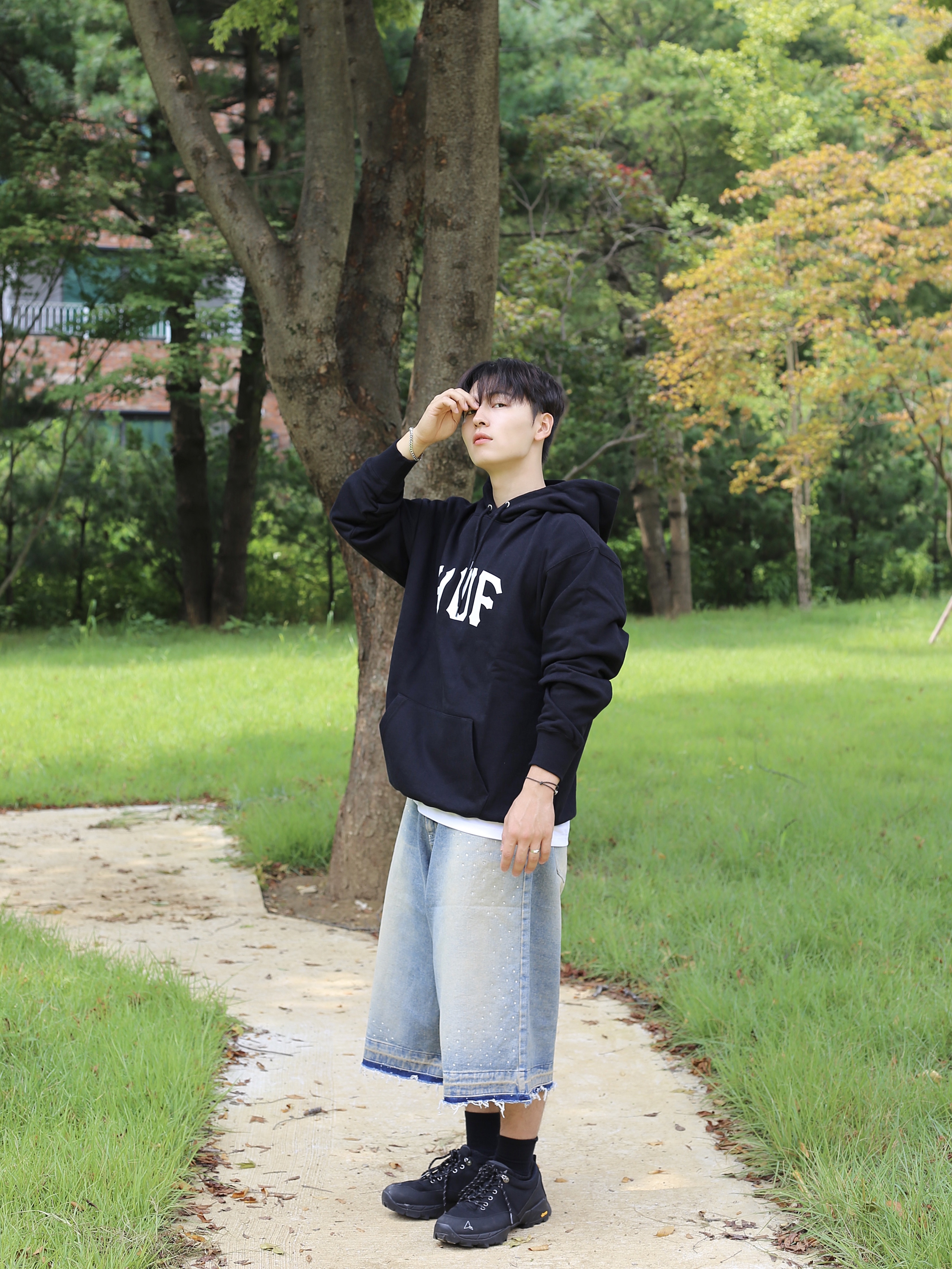 Roa Hiking Neal Black 착용 스타일 - 1
