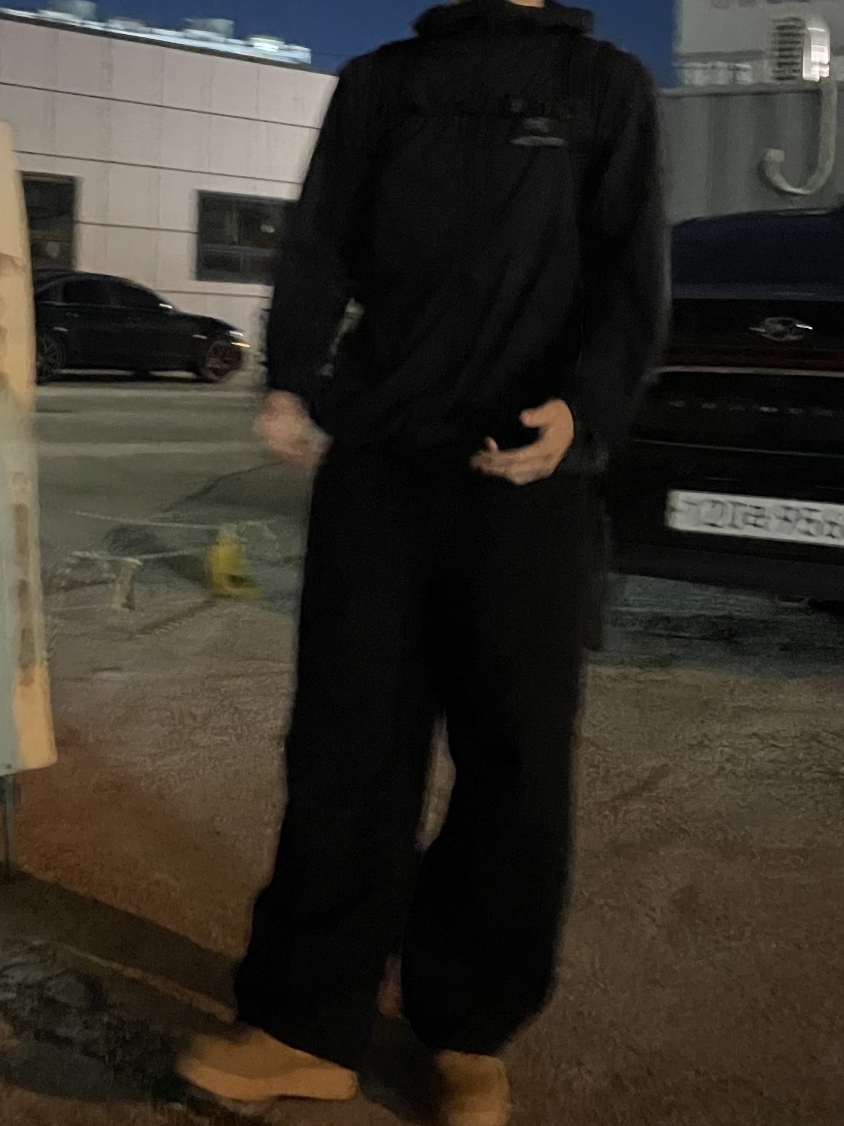 Arc'teryx Squamish Hoody Black 착용 스타일 - 2